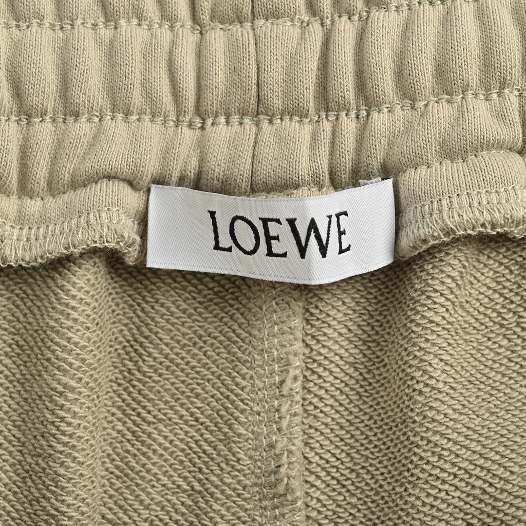 Loewe/罗意威 口袋徽标拼色logo刺绣休闲长裤
