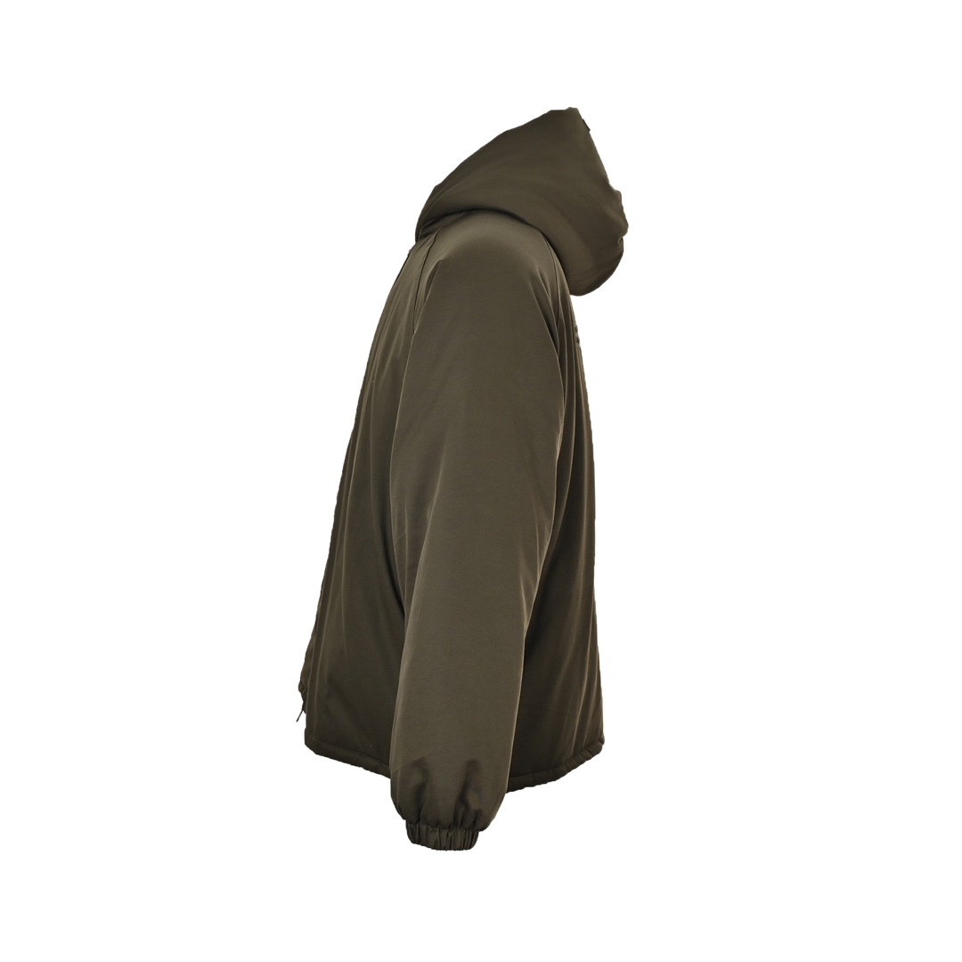 Fear of God fog essential 复线 双排硅胶字母连帽棉服外套