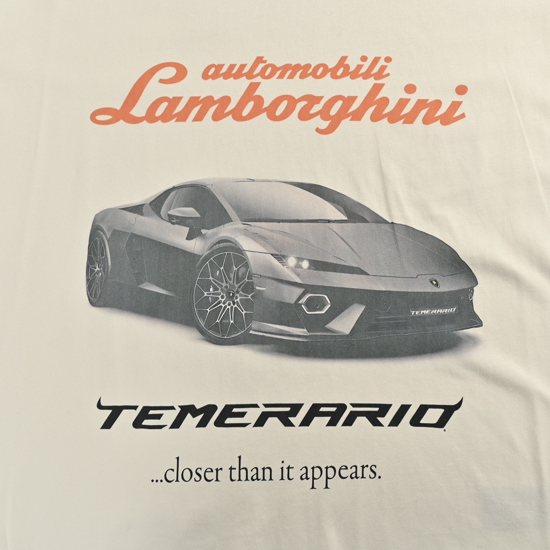 Balenciaga/巴黎世家 兰博基尼联名长袖T恤