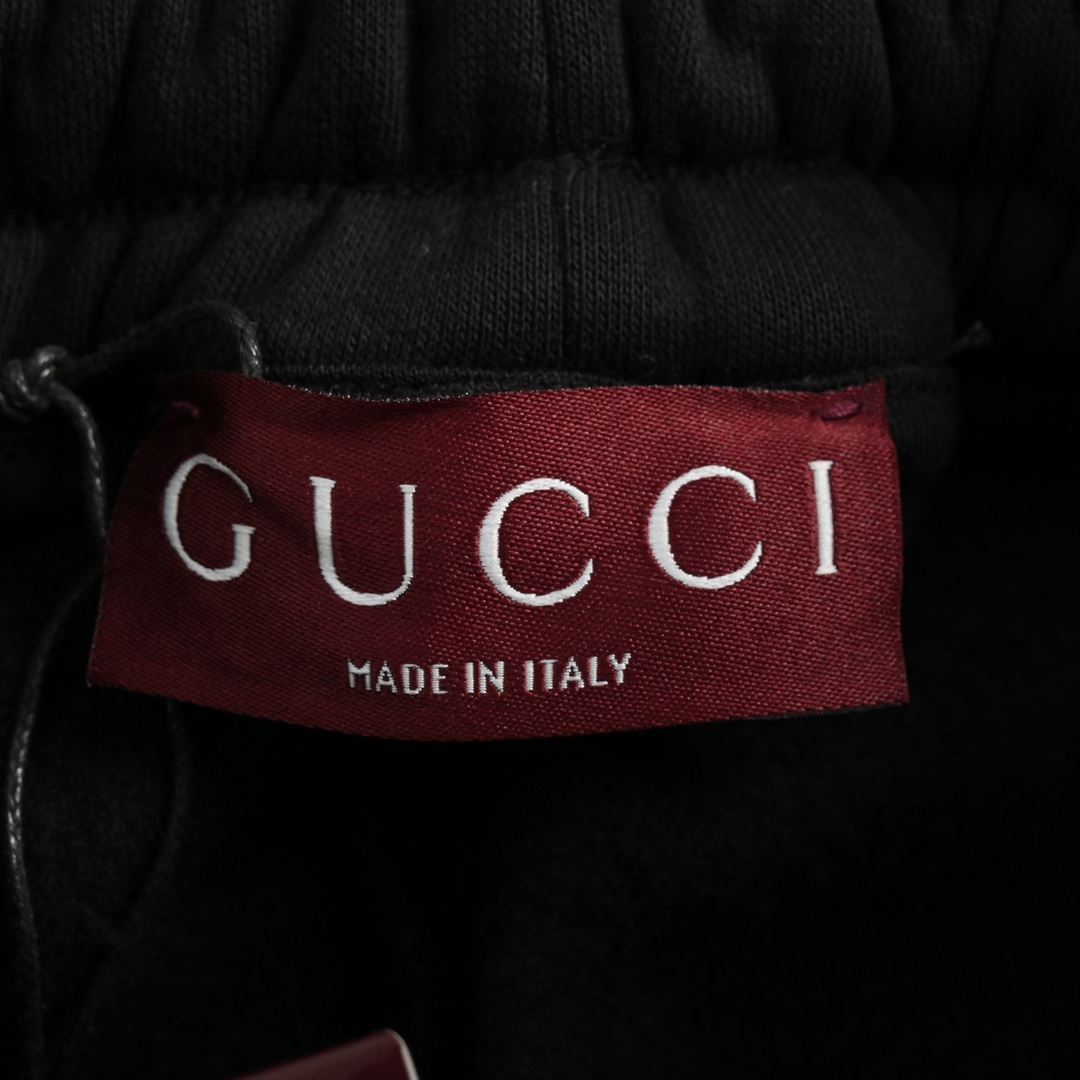 Gucci/古驰 黑色织带套装长裤