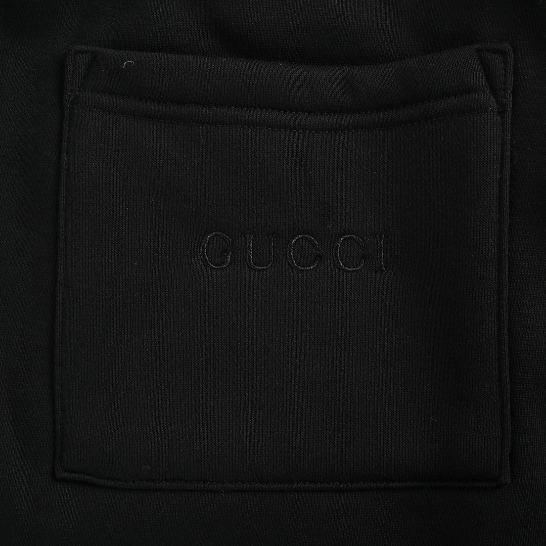 Gucci/古驰 黑色织带套装长裤