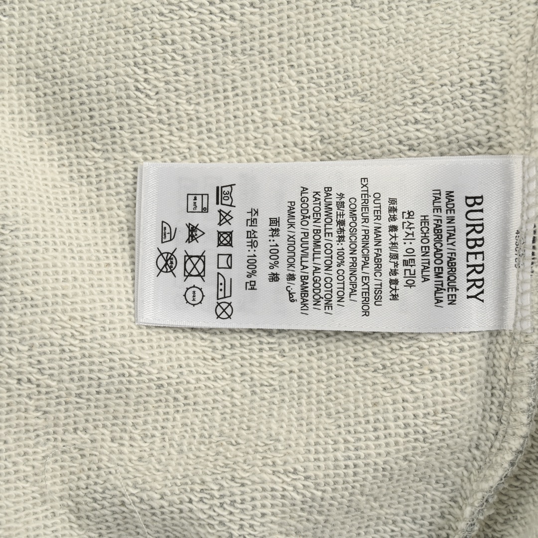 Burberry/巴宝莉 经典字母印花连帽卫衣