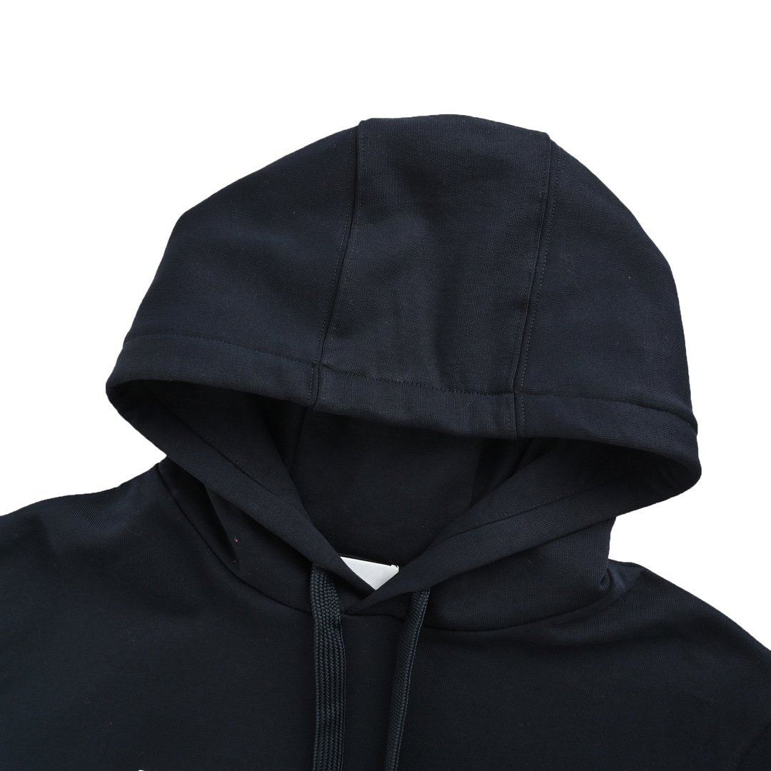 Burberry/巴宝莉 经典字母印花连帽卫衣藏蓝