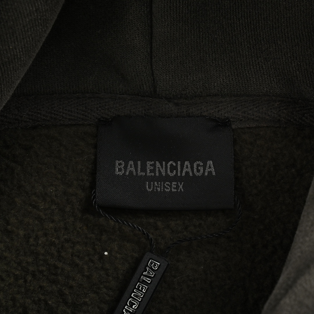 Balenciaga/巴黎世家 24Fw 东京限定灯塔加绒连帽卫衣