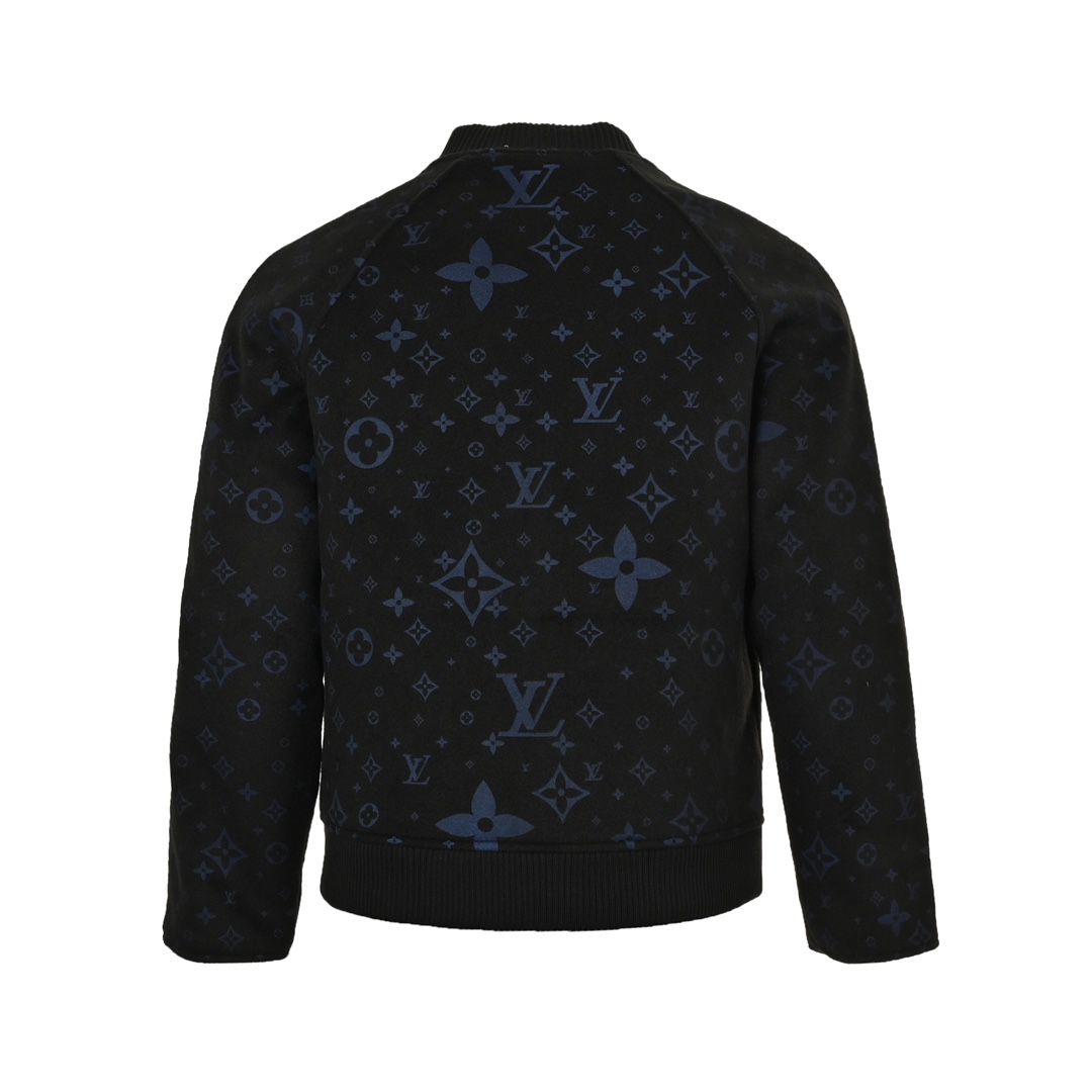 Louis Vuitton/路易威登 24Fw 满印老花毛呢双面穿外套