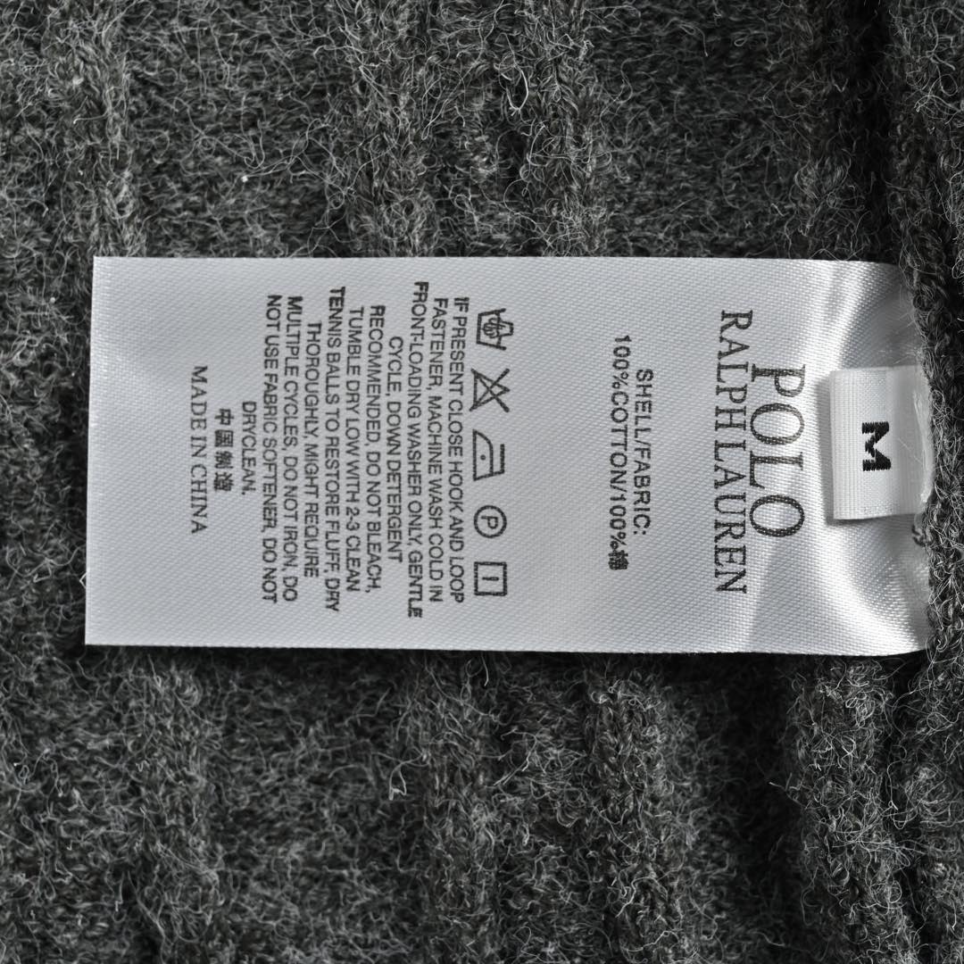 Ralph Lauren/拉夫劳伦 经典绞花拉链开衫毛衣外套