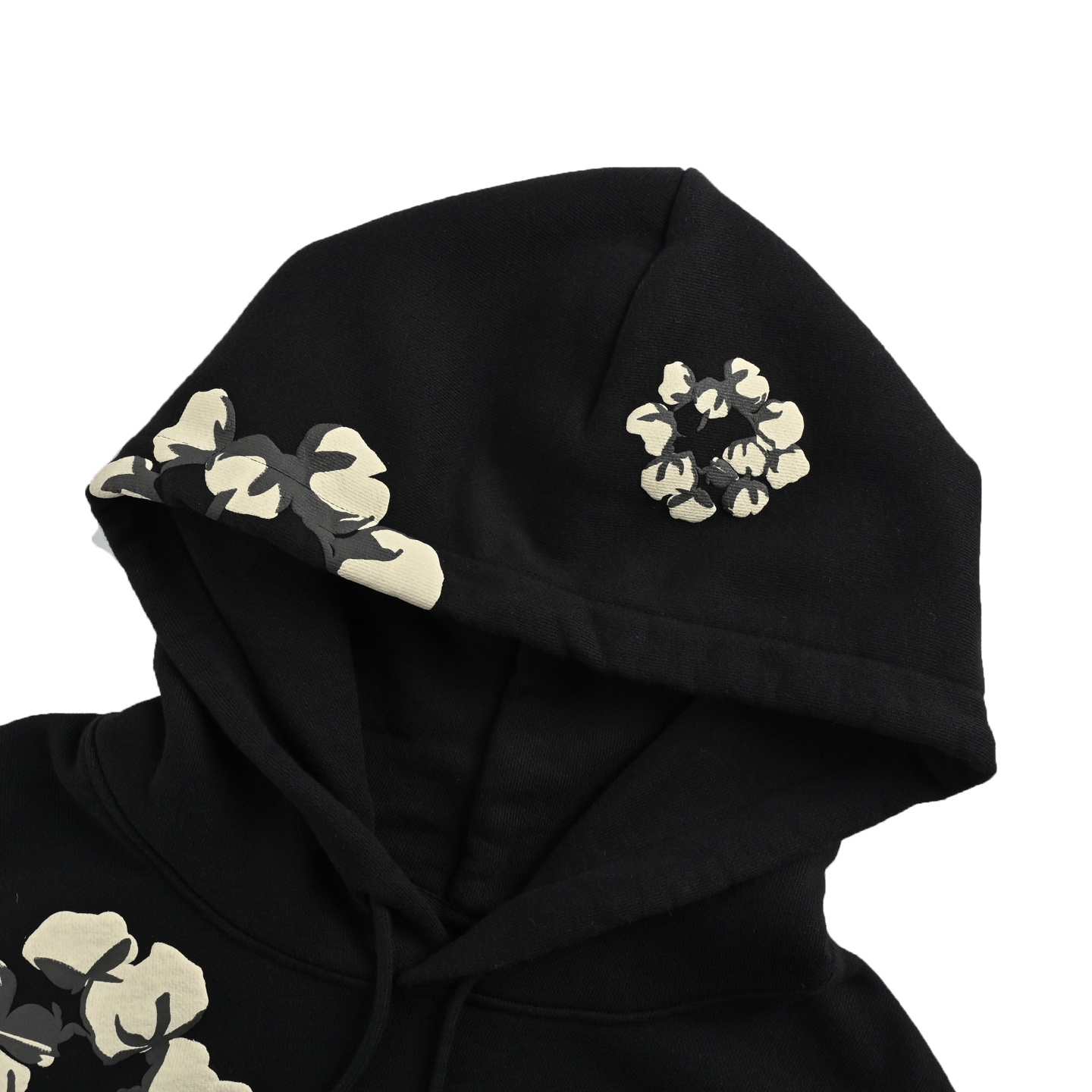 DENIM TEARS 24FW CPFM联名棉花发泡印花连帽卫衣