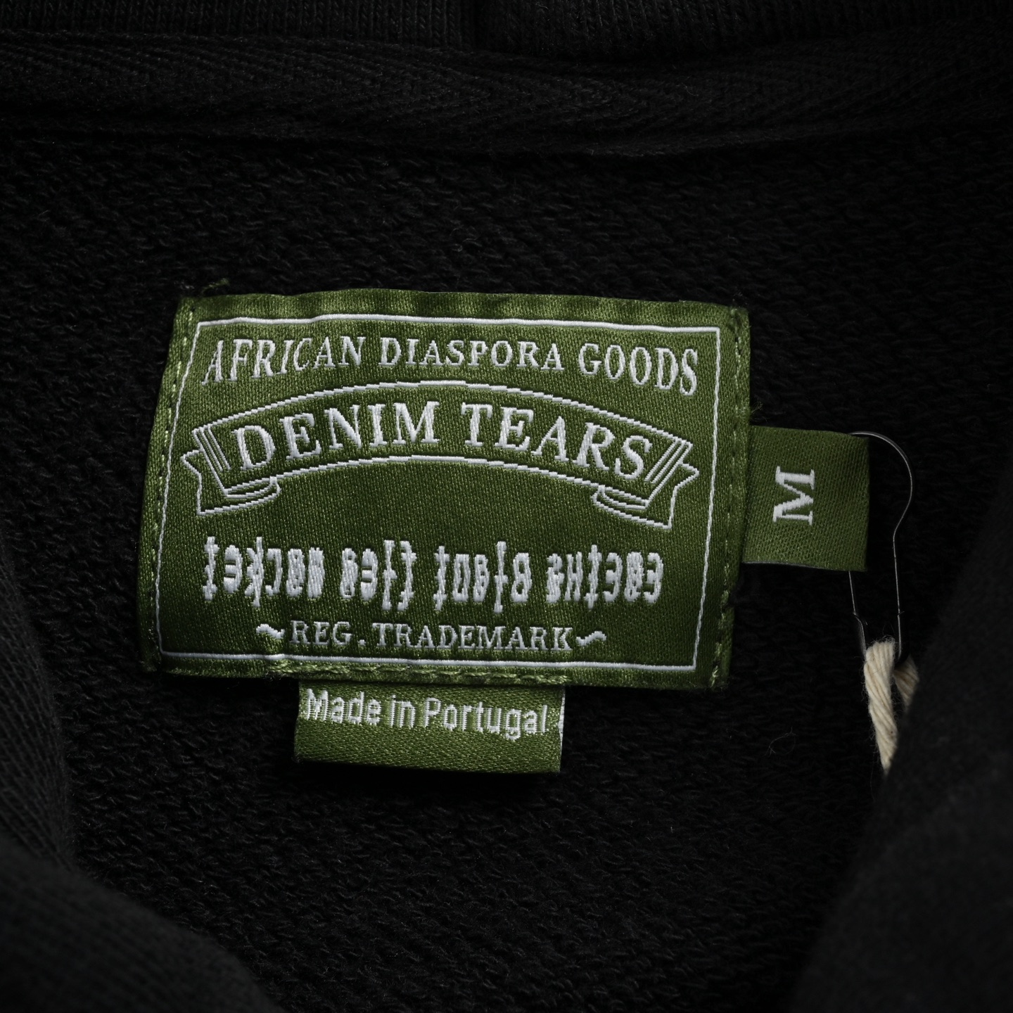 DENIM TEARS 24FW CPFM联名棉花发泡印花连帽卫衣