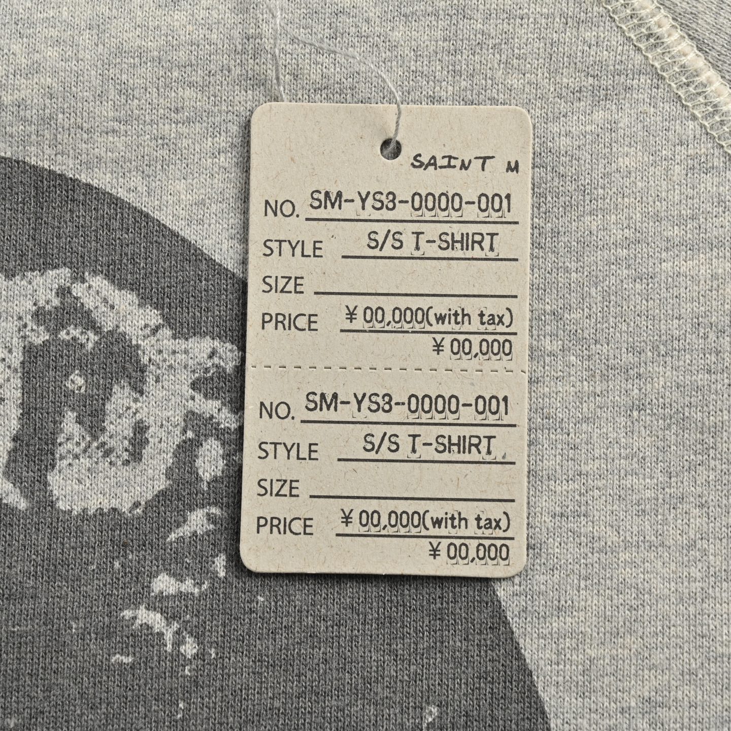 SAINT MICHAEL 24FW 伊丽莎白女王做旧印花圆领卫衣