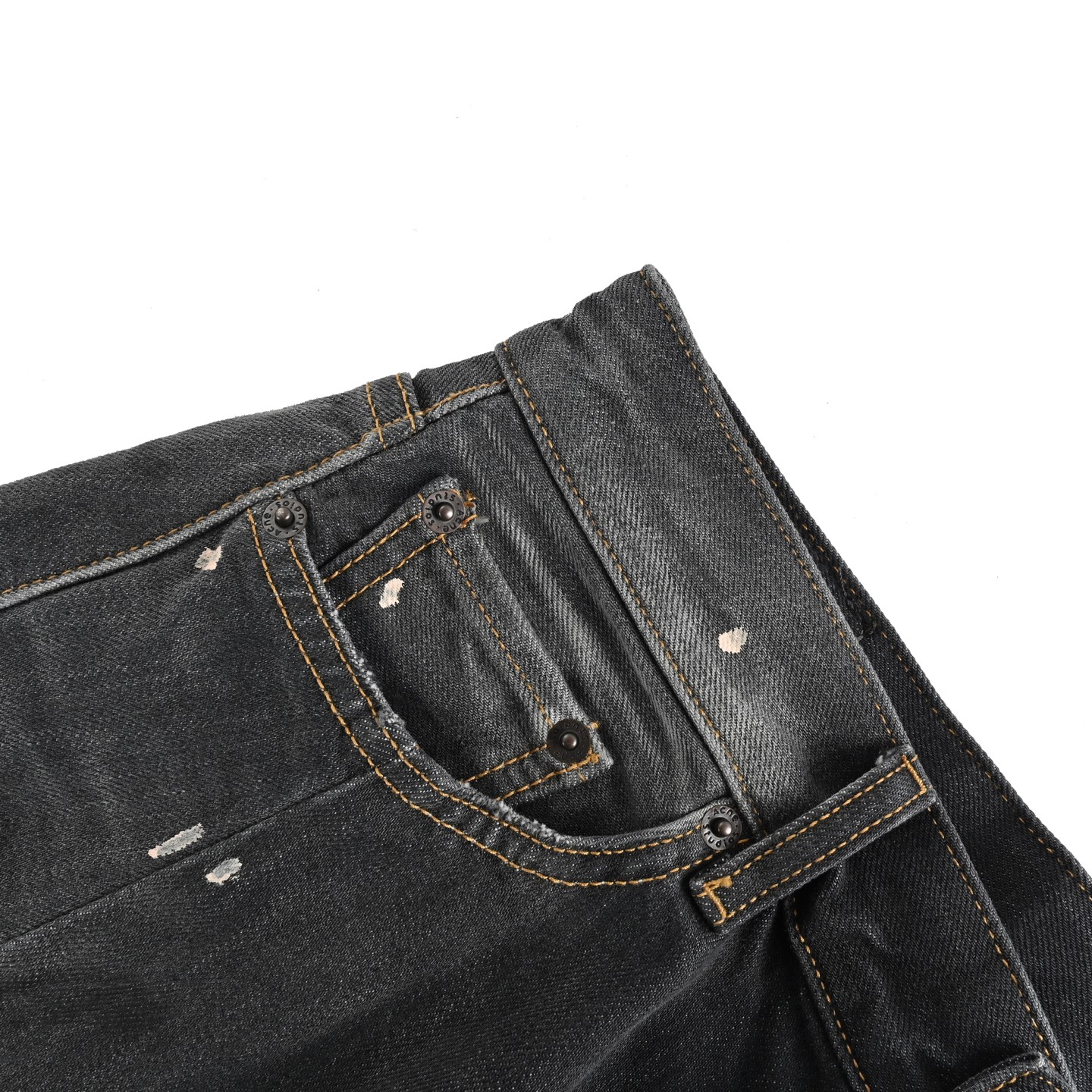 Acne Studios 24Fw 2006M泼墨牛仔长裤