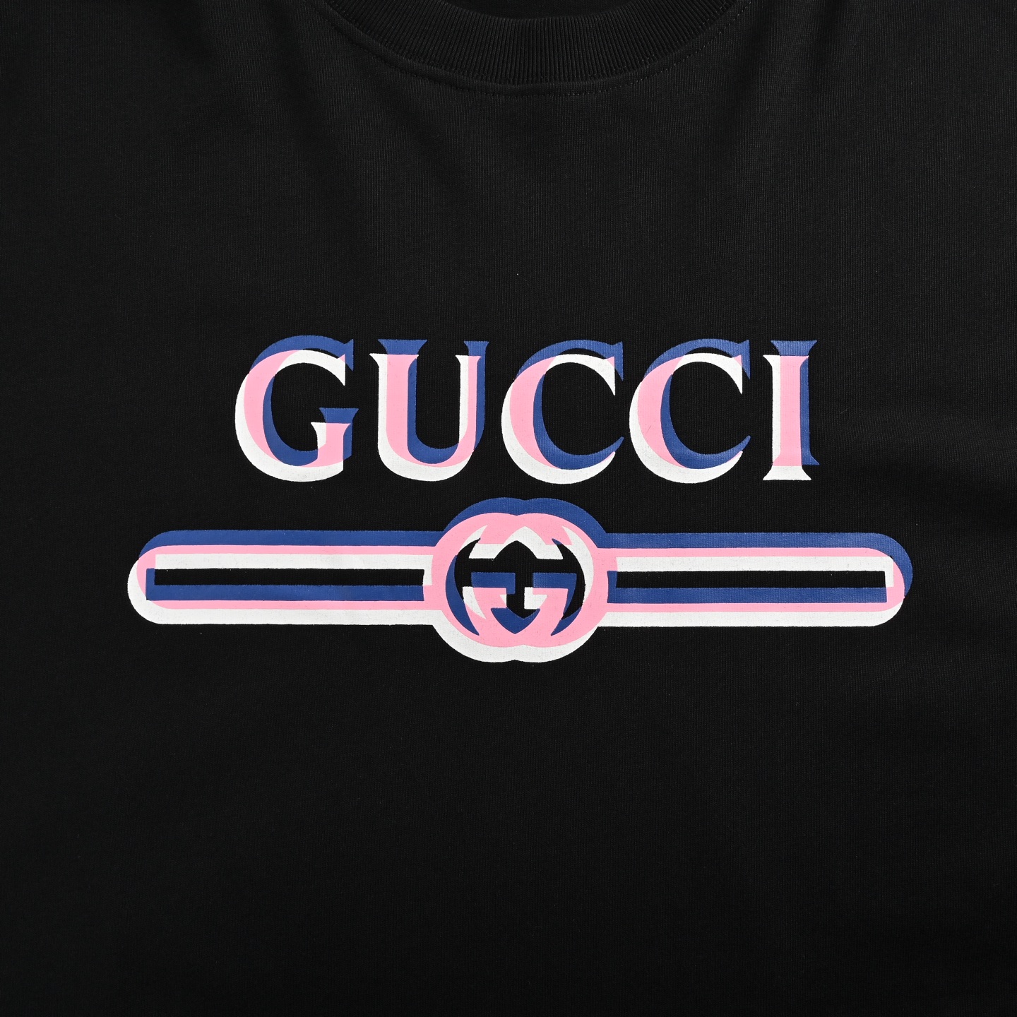 Gucci/古驰 25ss 重影腰带logo印花短袖