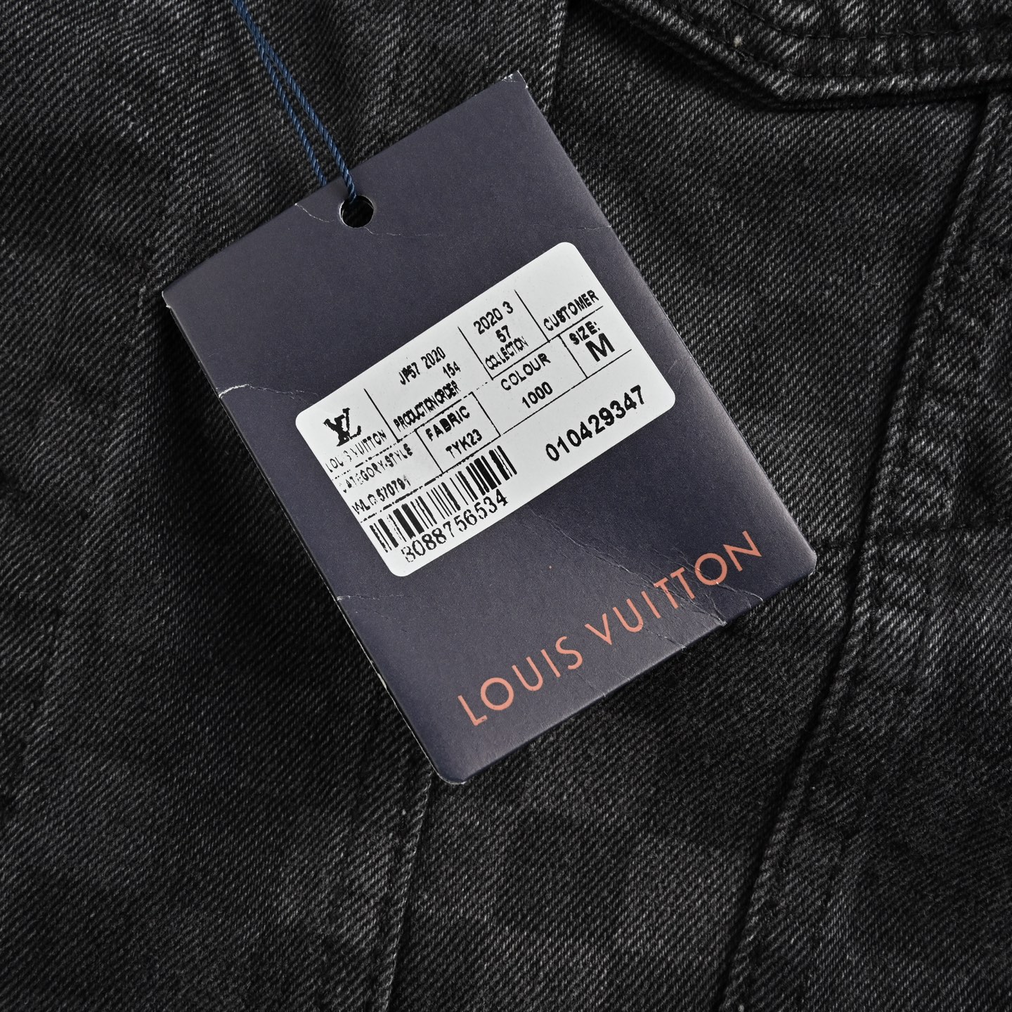 Louis Vuitton/路易威登 24Fw 渐变棋盘格水洗牛仔外套