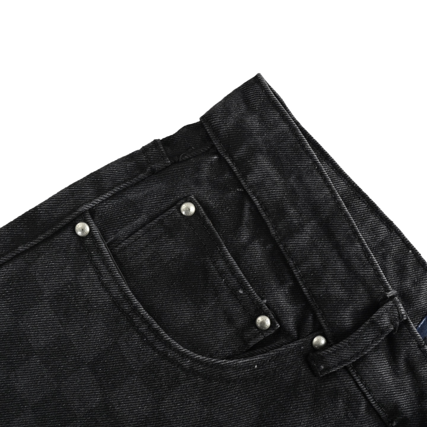 Louis Vuitton/路易威登 24Fw 渐变棋盘格水洗牛仔裤