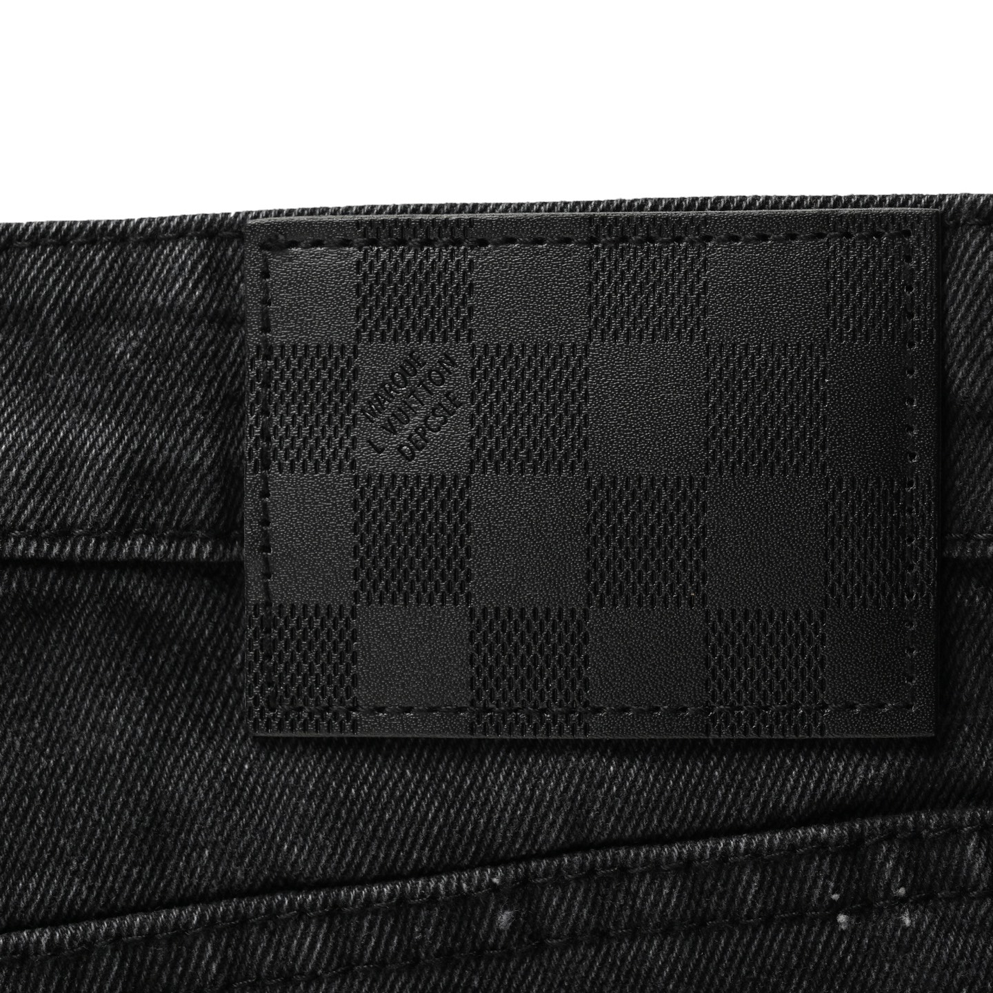 Louis Vuitton/路易威登 24Fw 渐变棋盘格水洗牛仔裤
