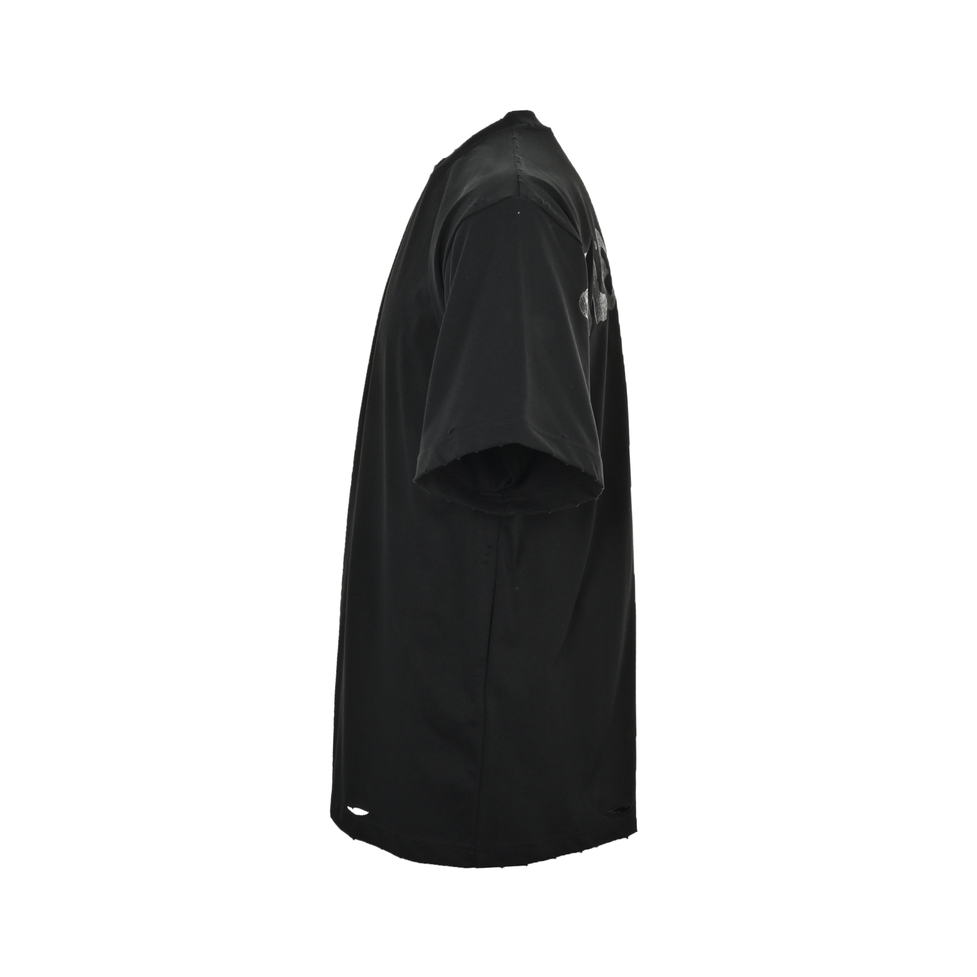 Balenciaga/巴黎世家 25ss 后背胶印字母短袖