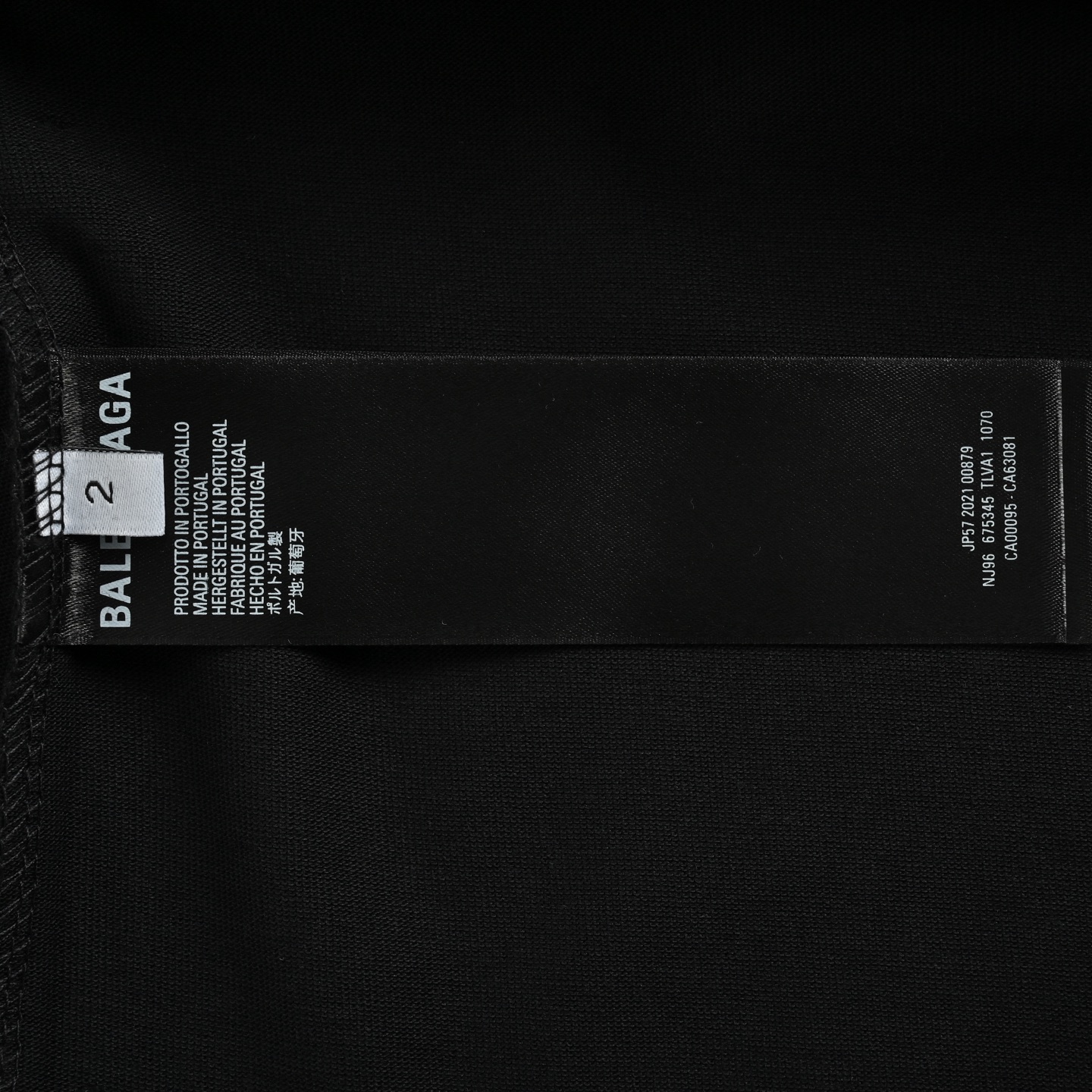 Balenciaga/巴黎世家 25ss 后背胶印字母短袖