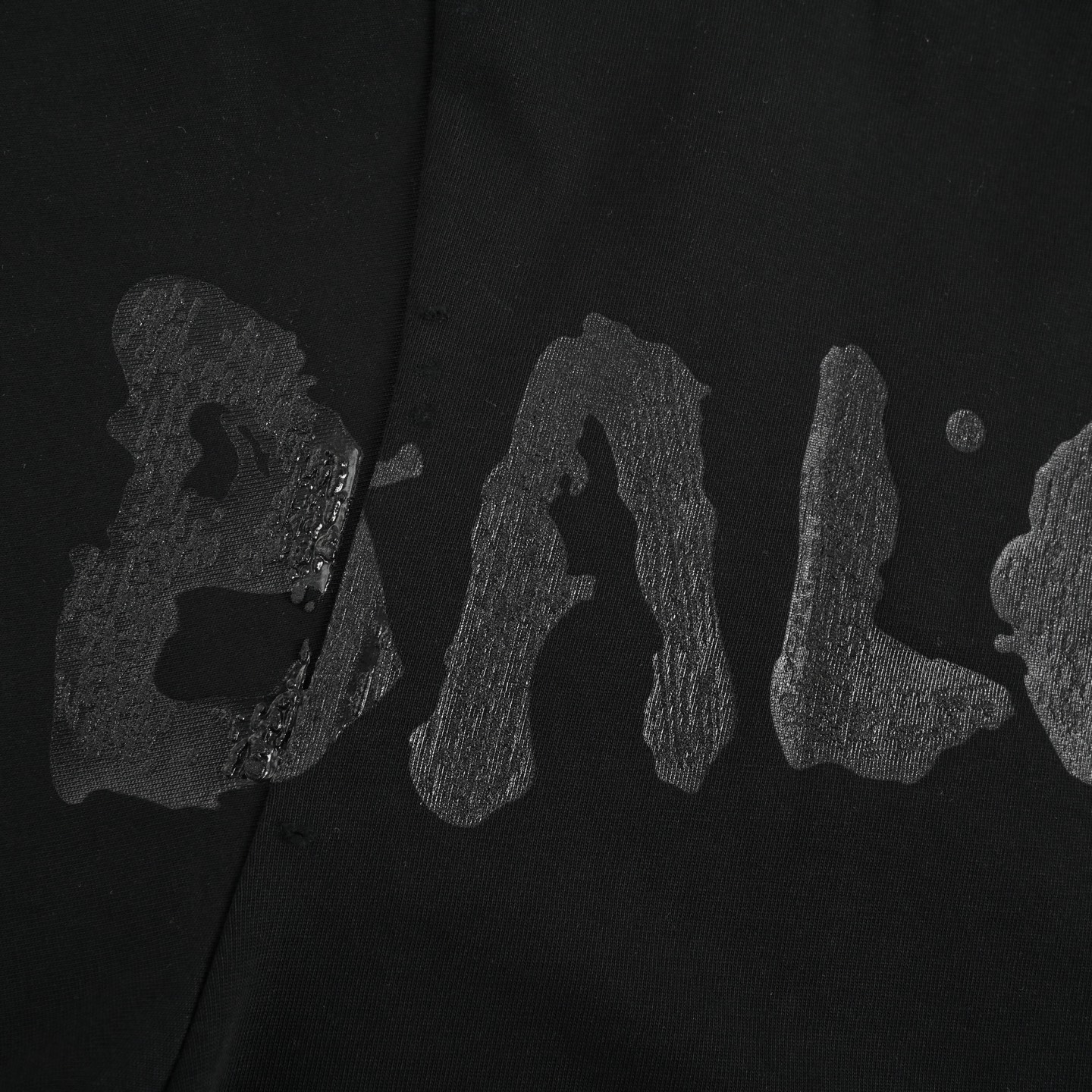 Balenciaga/巴黎世家 25ss 后背胶印字母短袖