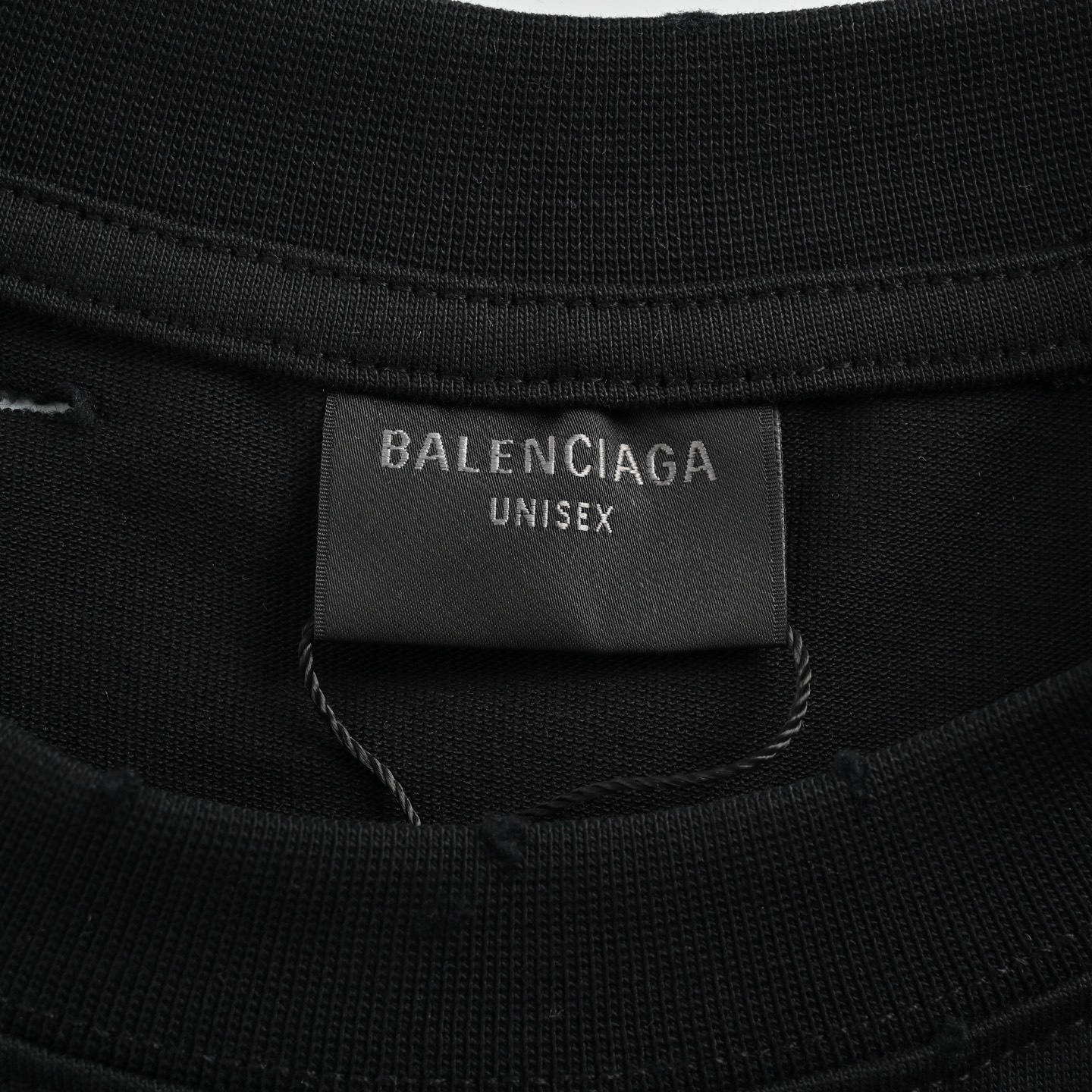 Balenciaga/巴黎世家 25ss 后背胶印字母短袖