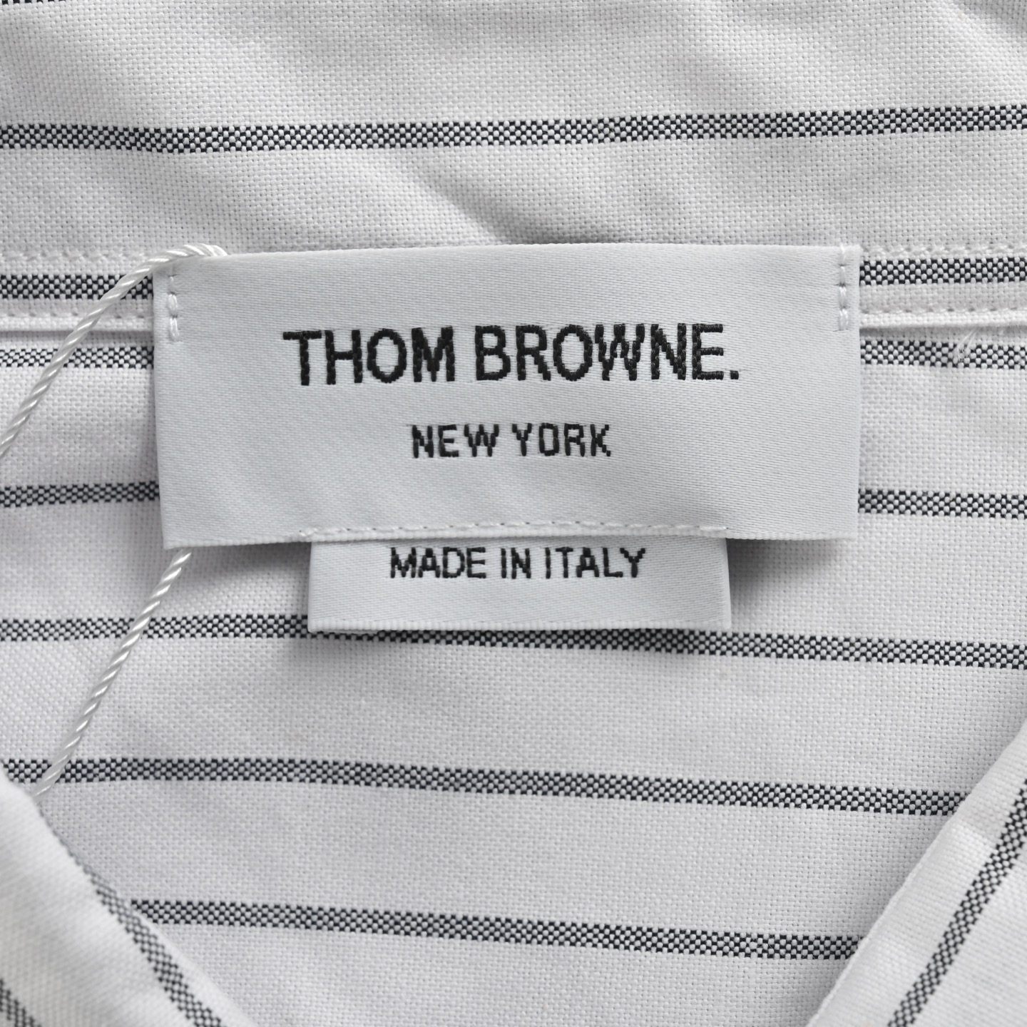 Thom Browne/汤姆布朗 竖条纹双袖织带衬衫
