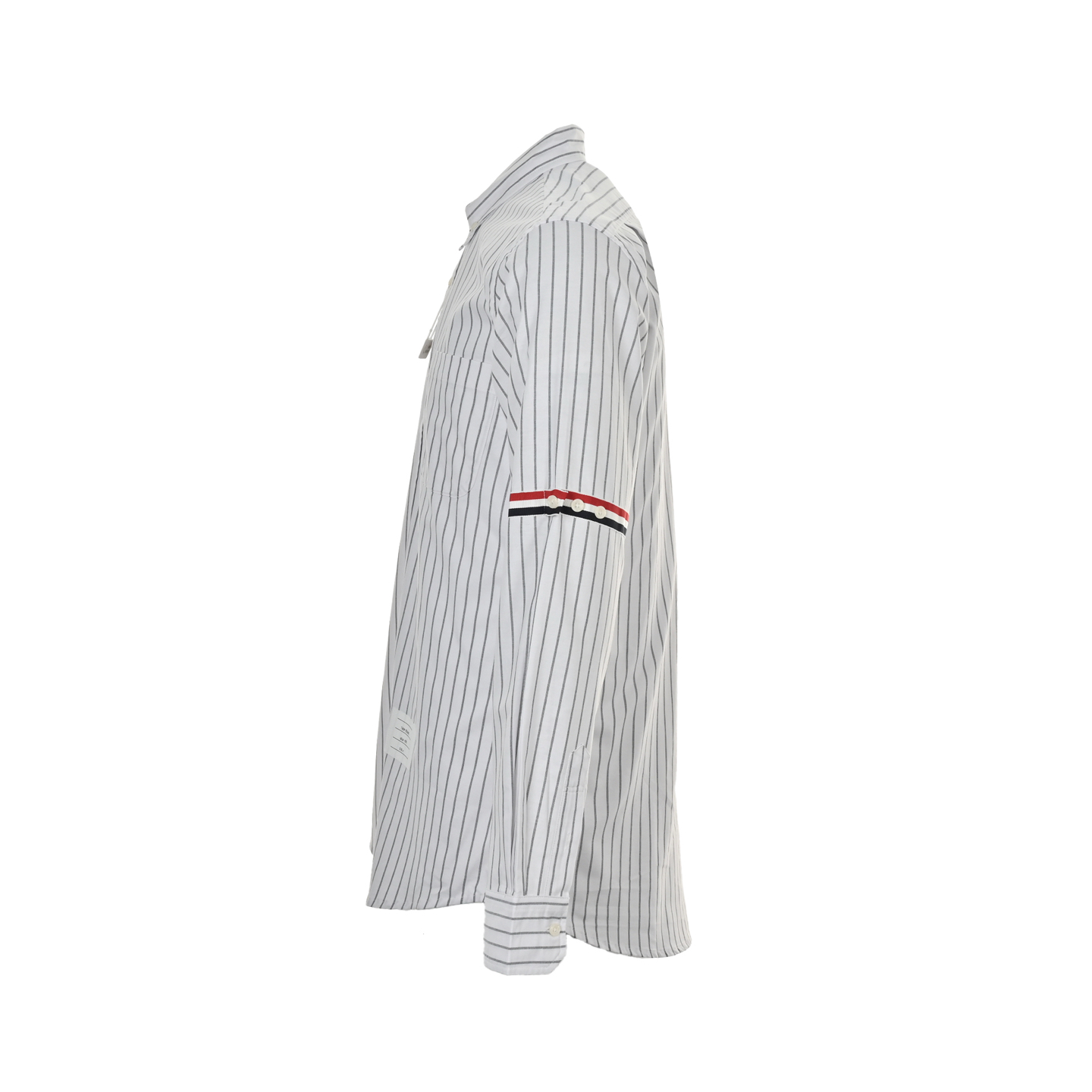 Thom Browne/汤姆布朗 竖条纹双袖织带衬衫