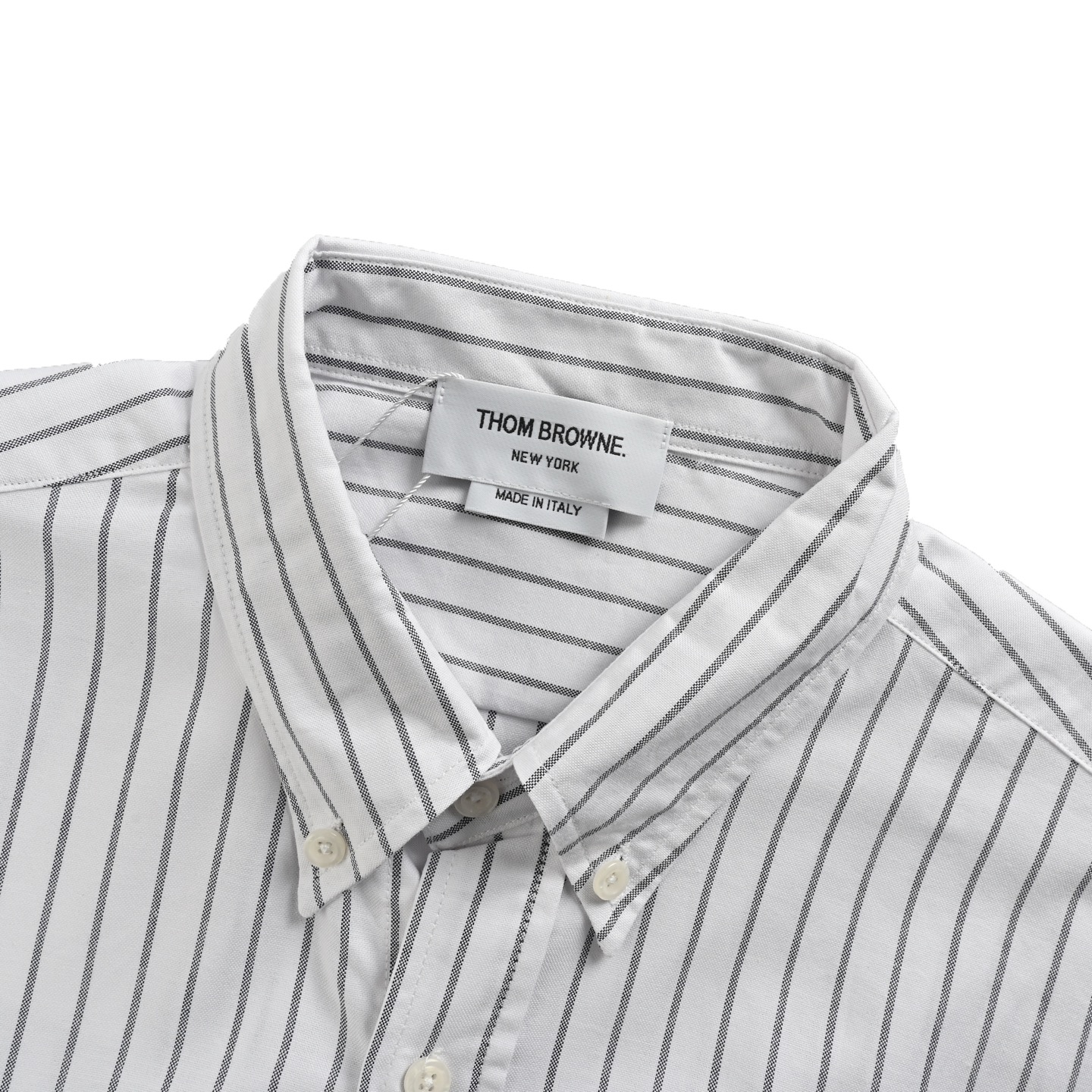 Thom Browne/汤姆布朗 竖条纹双袖织带衬衫