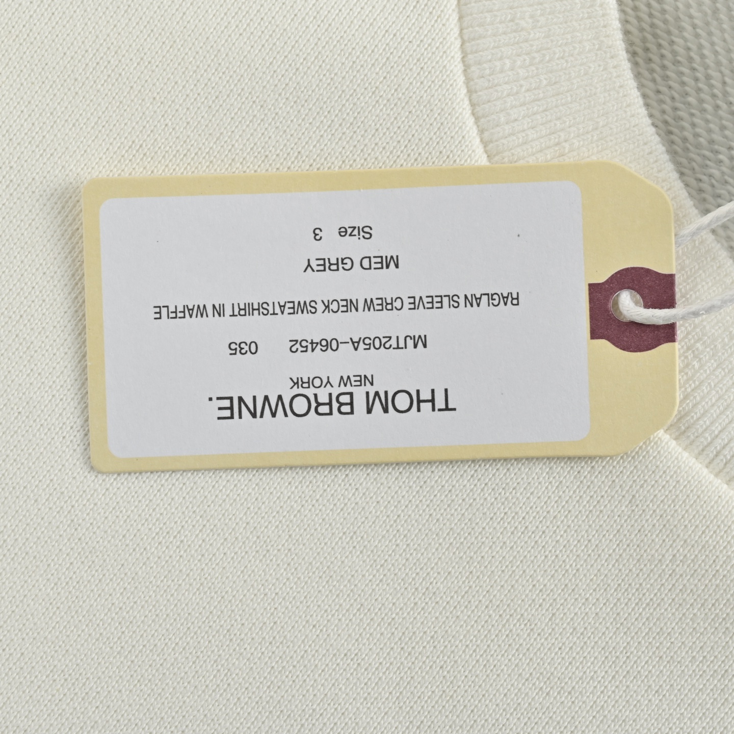 Thom Browne/汤姆布朗 四杠色织圆领卫衣