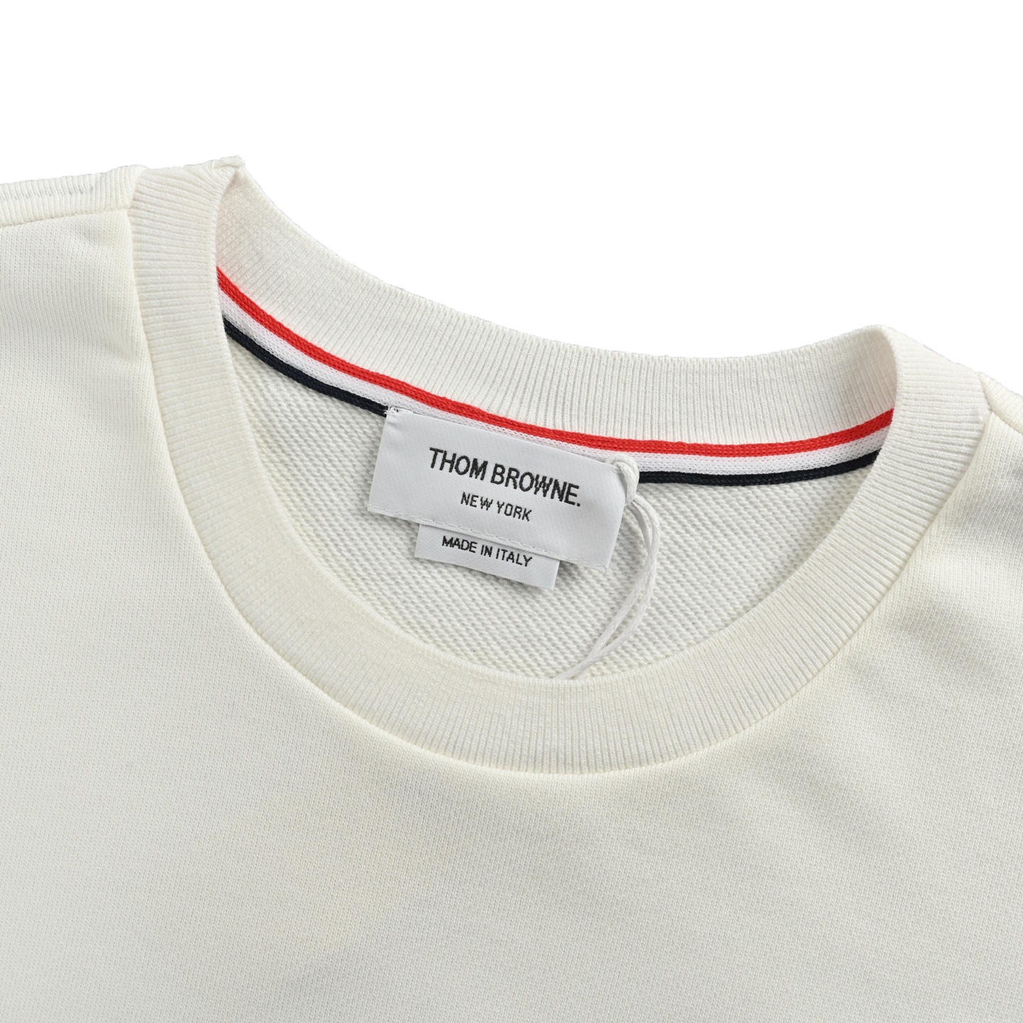 Thom Browne/汤姆布朗 四杠色织圆领卫衣