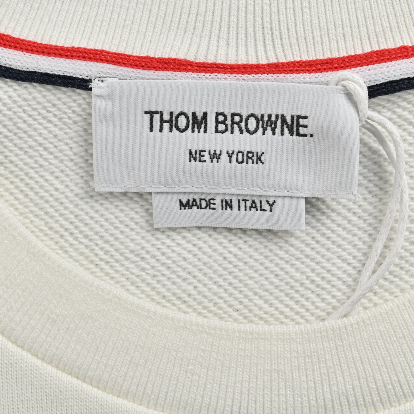 Thom Browne/汤姆布朗 四杠色织圆领卫衣