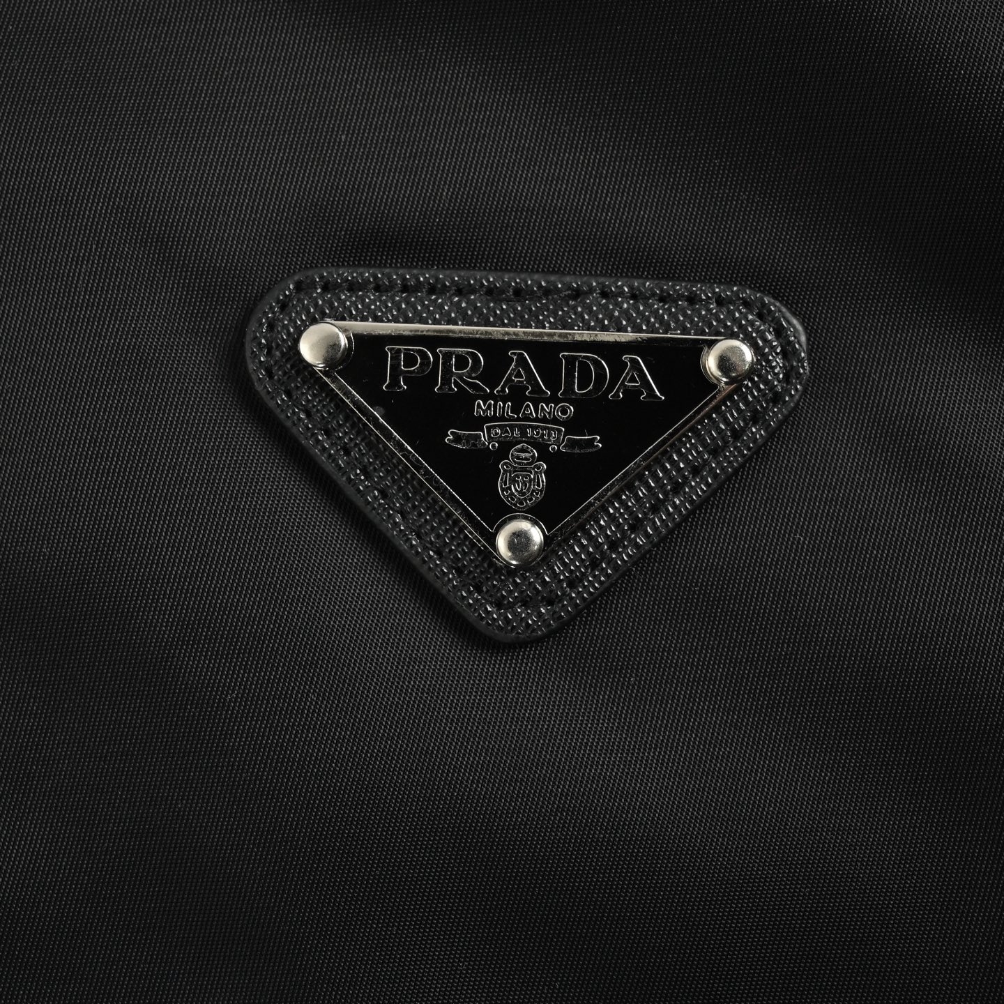 Prada/普拉达 24Fw 倒三角logo尼龙拼接羊毛夹克外套
