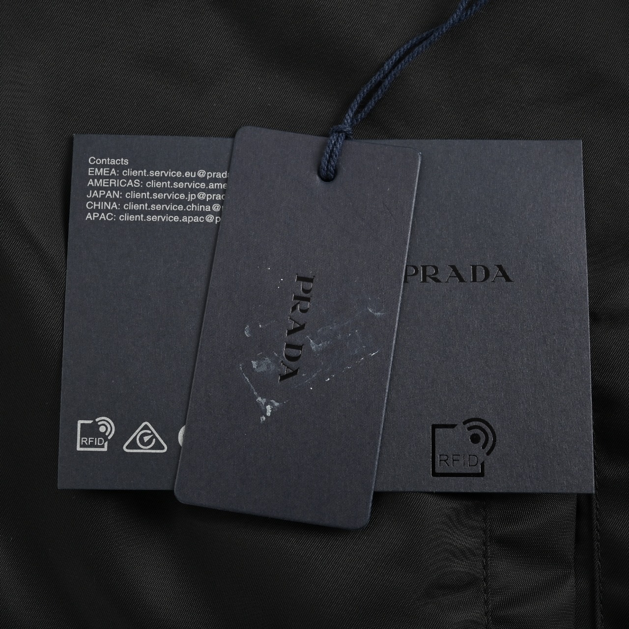 Prada/普拉达 24Fw 倒三角logo尼龙拼接羊毛夹克外套