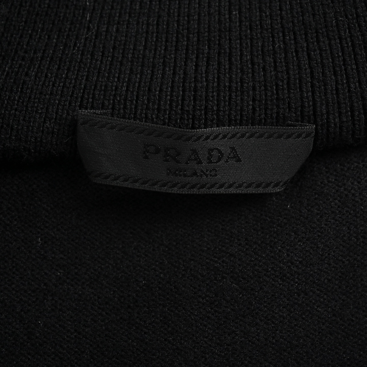 Prada/普拉达 24Fw 倒三角logo尼龙拼接羊毛夹克外套