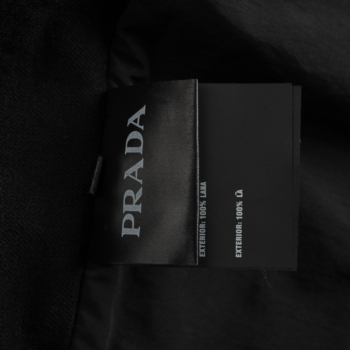 Prada/普拉达 24Fw 倒三角logo尼龙拼接羊毛夹克外套