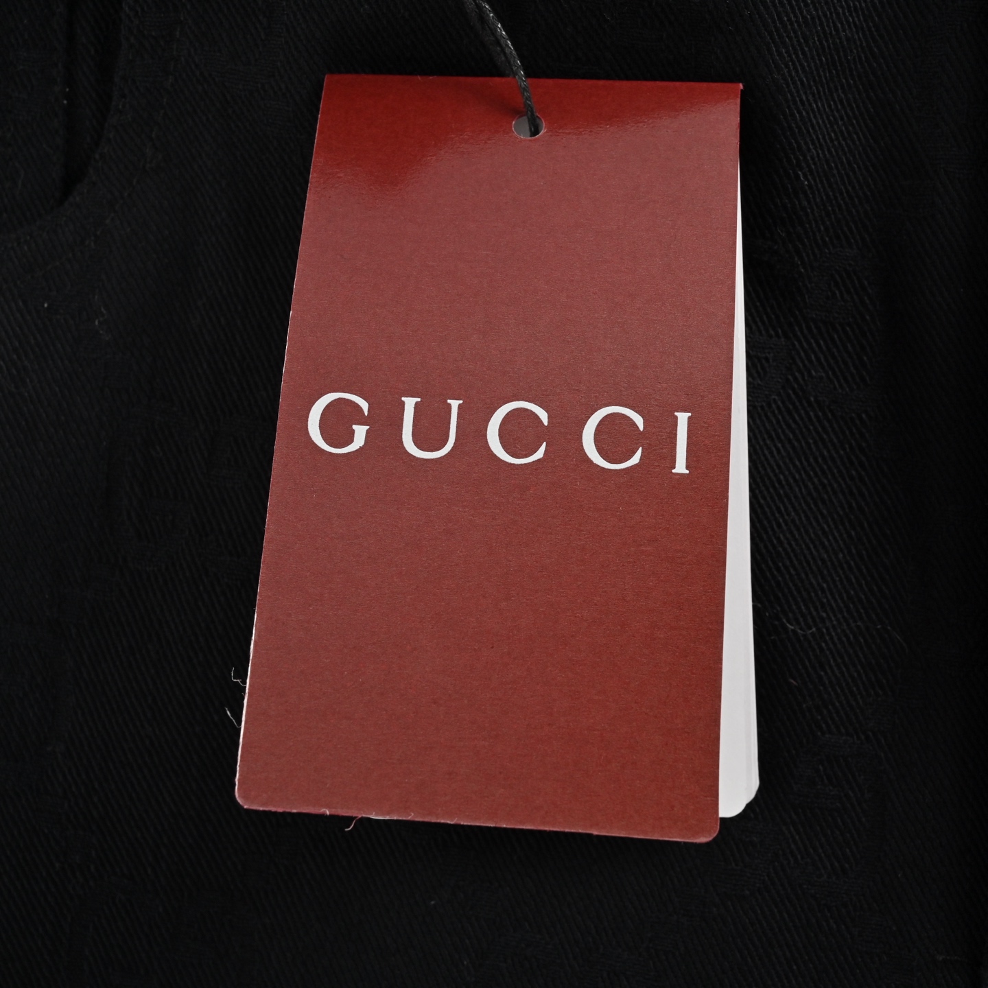 Gucci/古驰 24Fw 双G满印暗纹提花丹宁牛仔裤