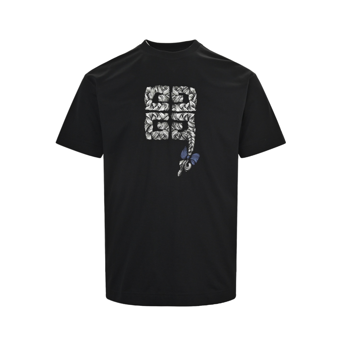 GIVENCHY/纪梵希 25ss 辫子印花短袖