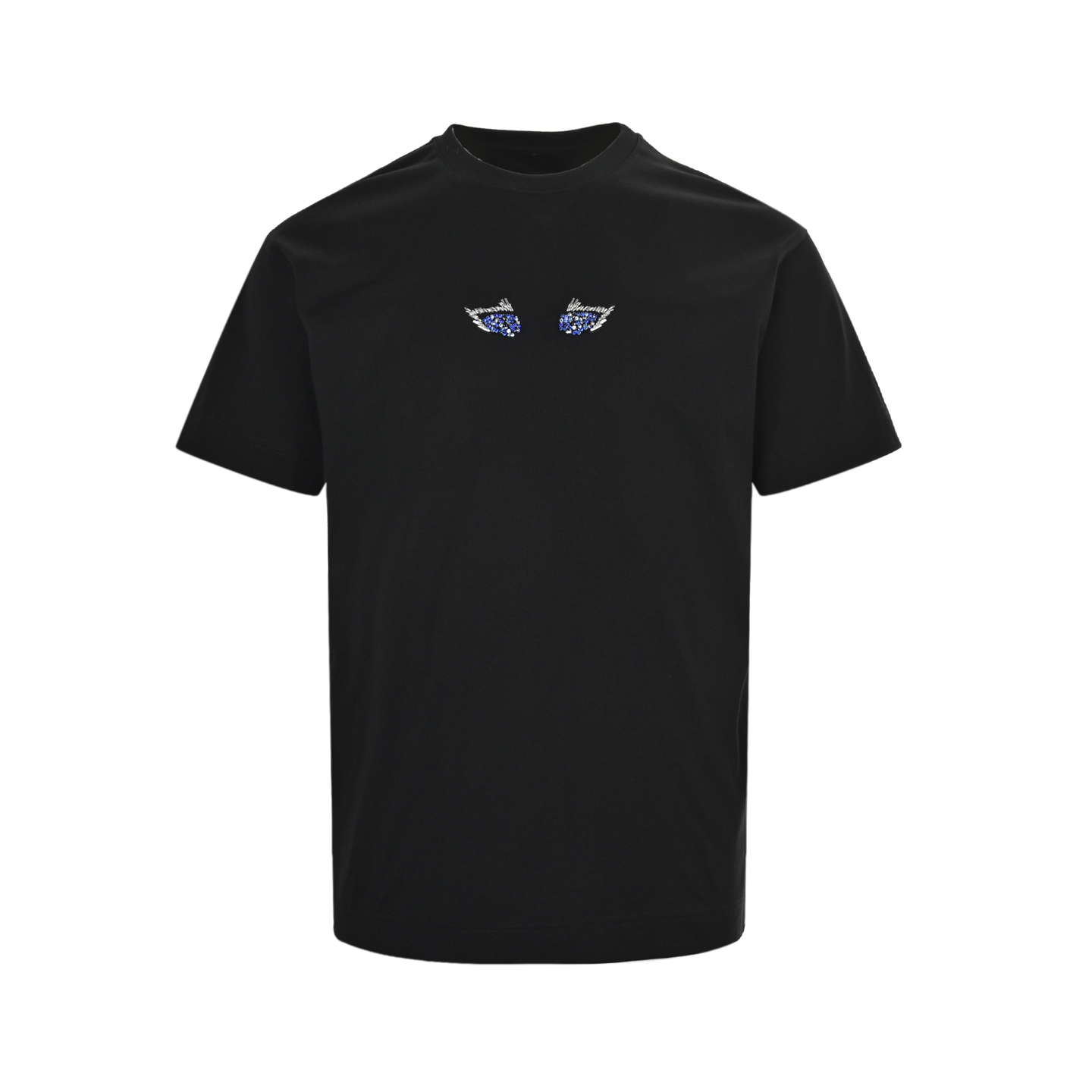 GIVENCHY/纪梵希 25ss 水钻猫眼刺绣短袖