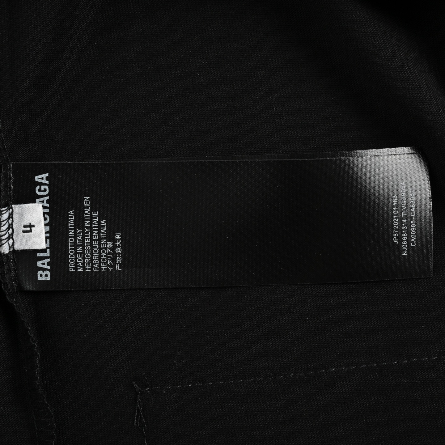 Balenciaga/巴黎世家 25ss 篮球刺绣01号印花长袖T恤