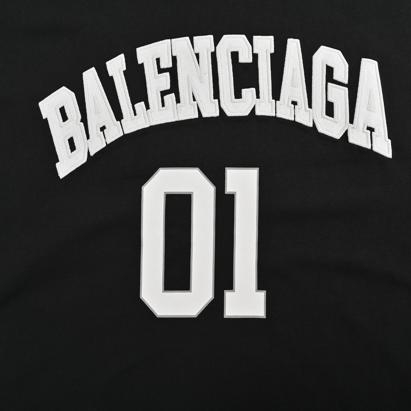 Balenciaga/巴黎世家 25ss 篮球刺绣01号印花短袖