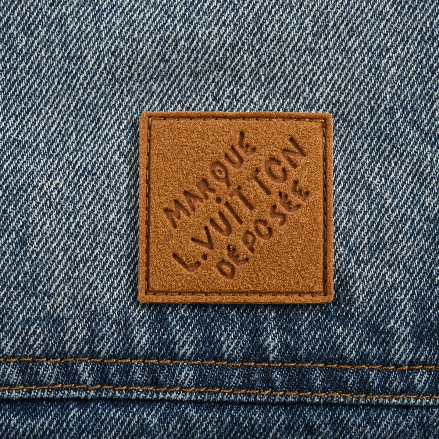 Louis Vuitton/路易威登 24Fw 莱茵石镶钻牛仔外套