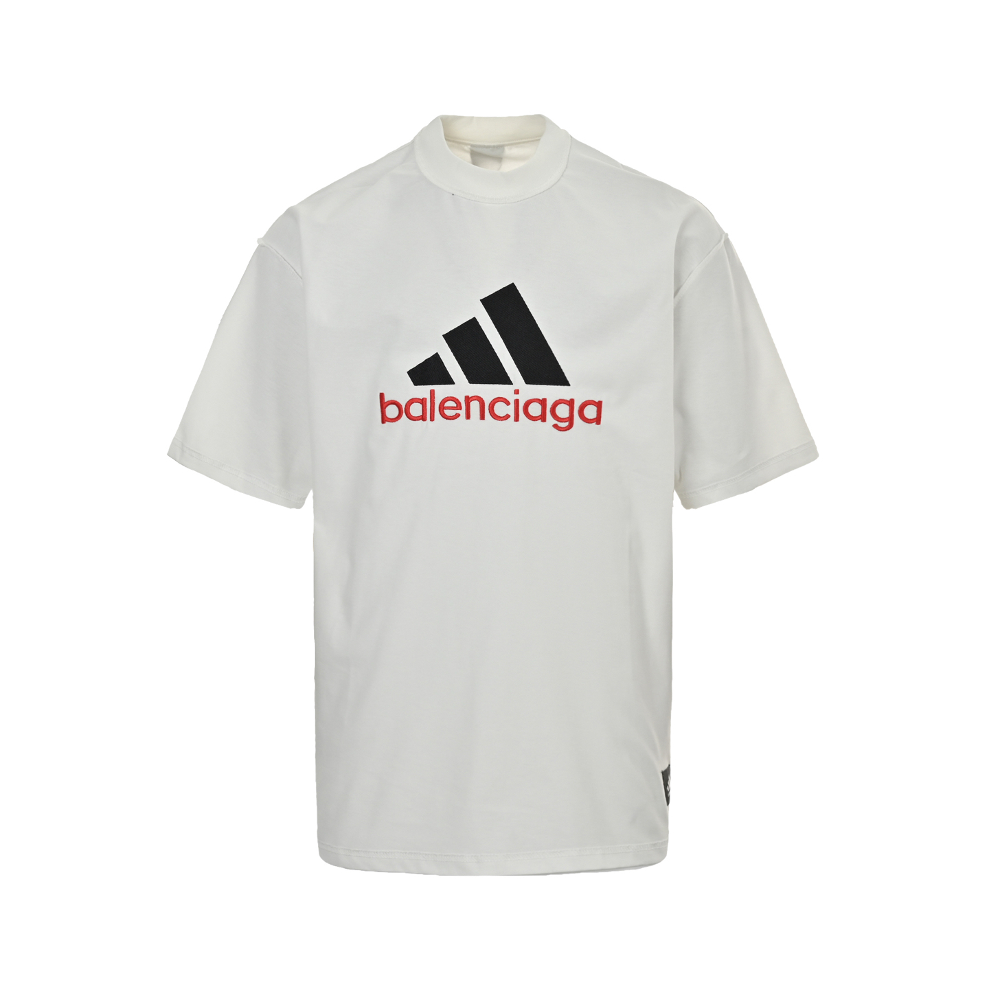 Balenciaga & Adidas 联名款刺绣logo短袖