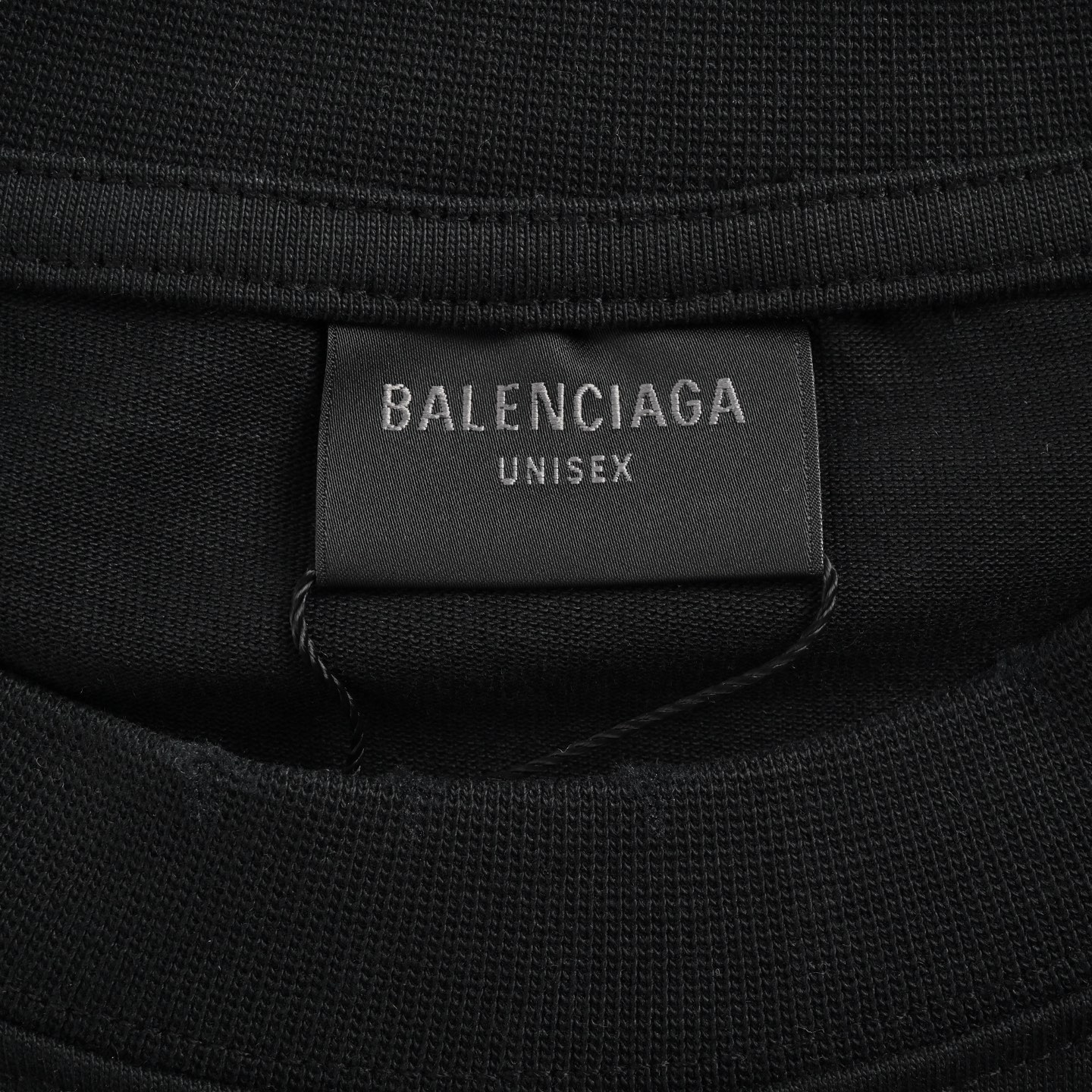 Balenciaga/巴黎世家 25ss logo溶解磨破短袖