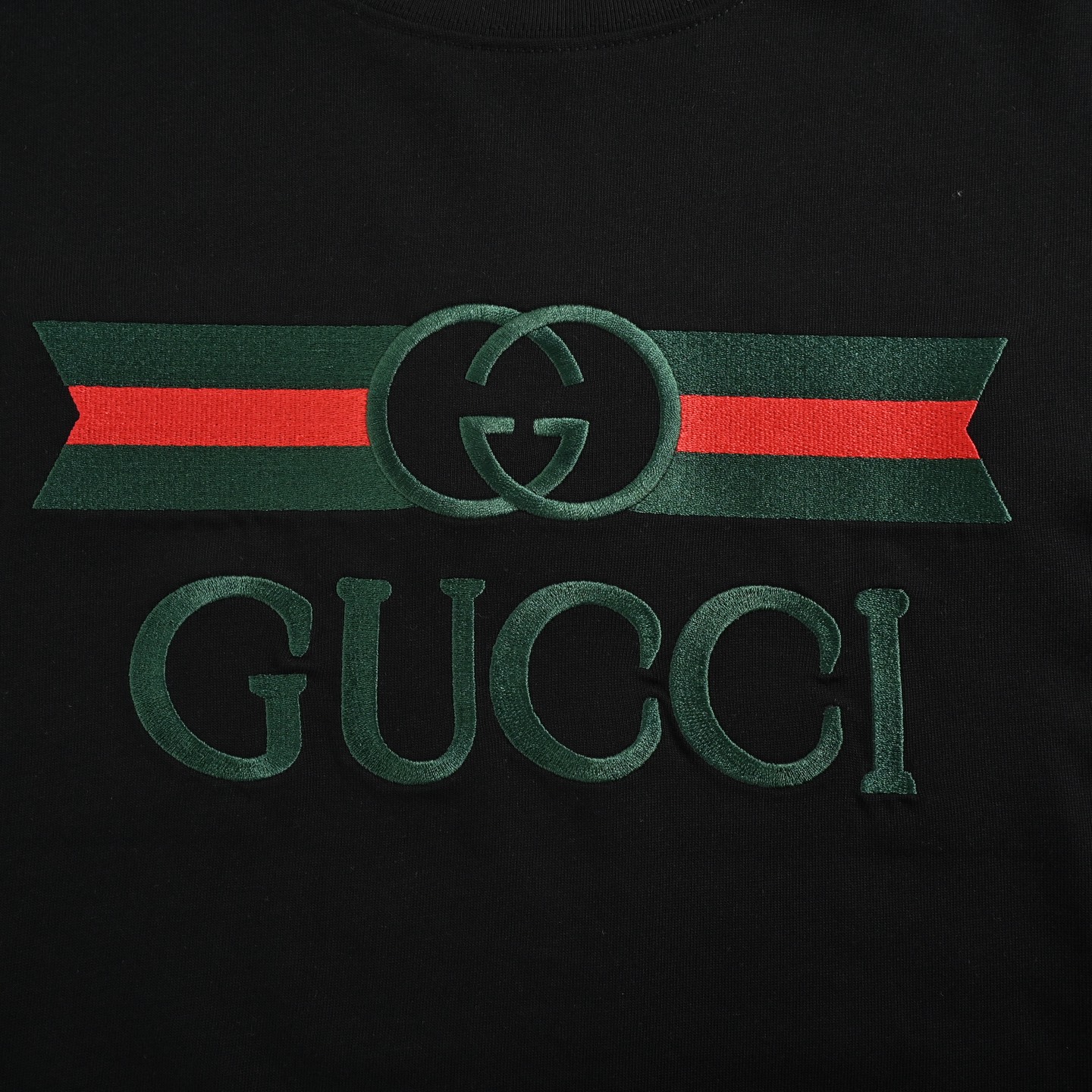 Gucci/古驰 腰带徽标刺绣短袖