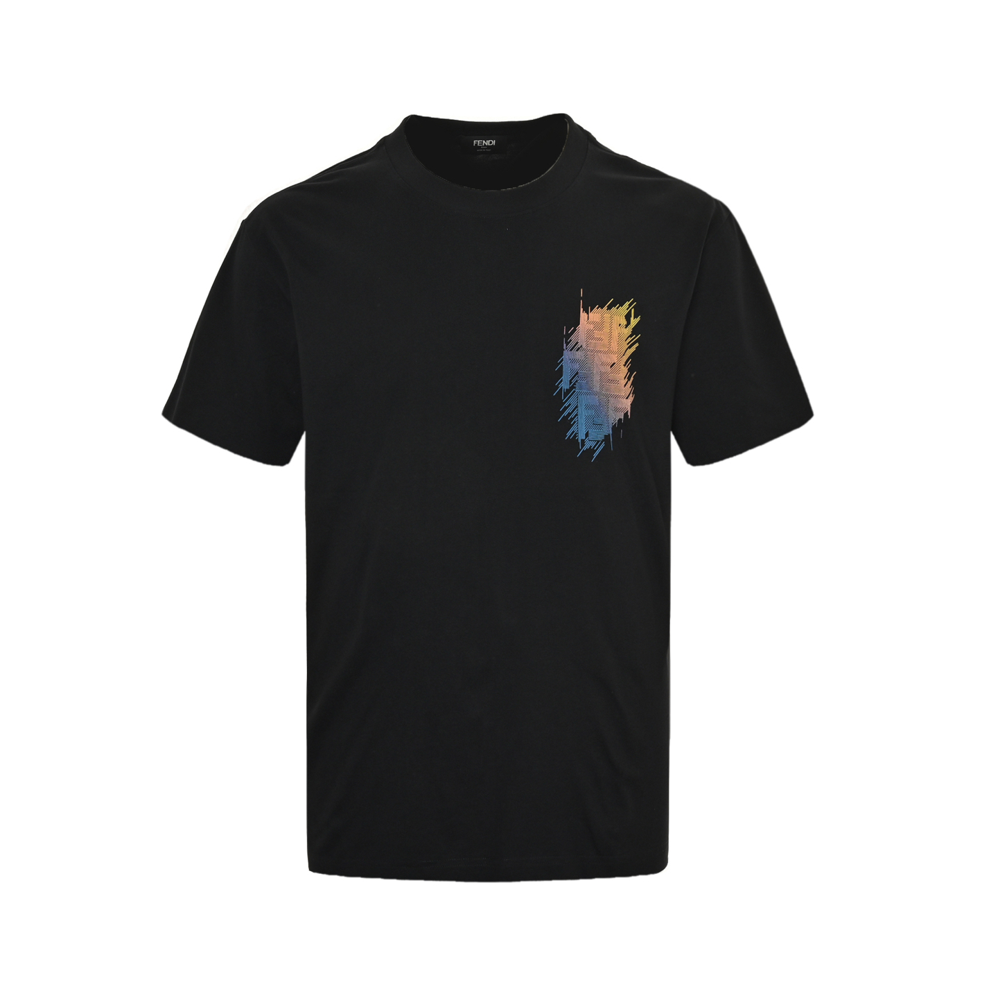 Fendi/芬迪 24ss 渐变印花短袖 黑色