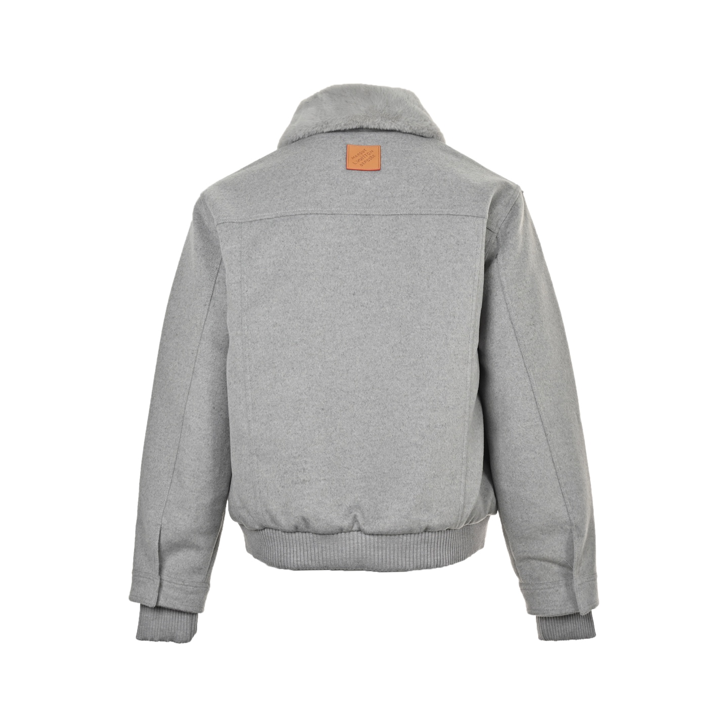 Louis Vuitton/路易威登 LV 24Fw毛领拼接羊毛棉服外套