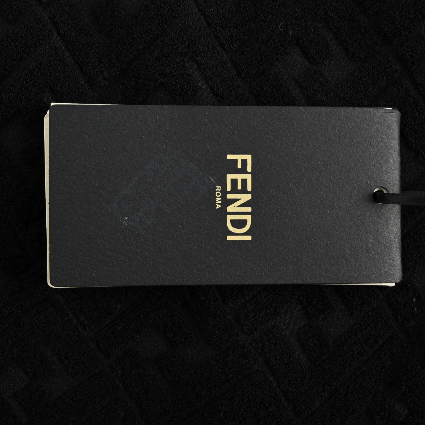 Fendi/芬迪 毛巾植绒满印连帽拉链卫衣外套