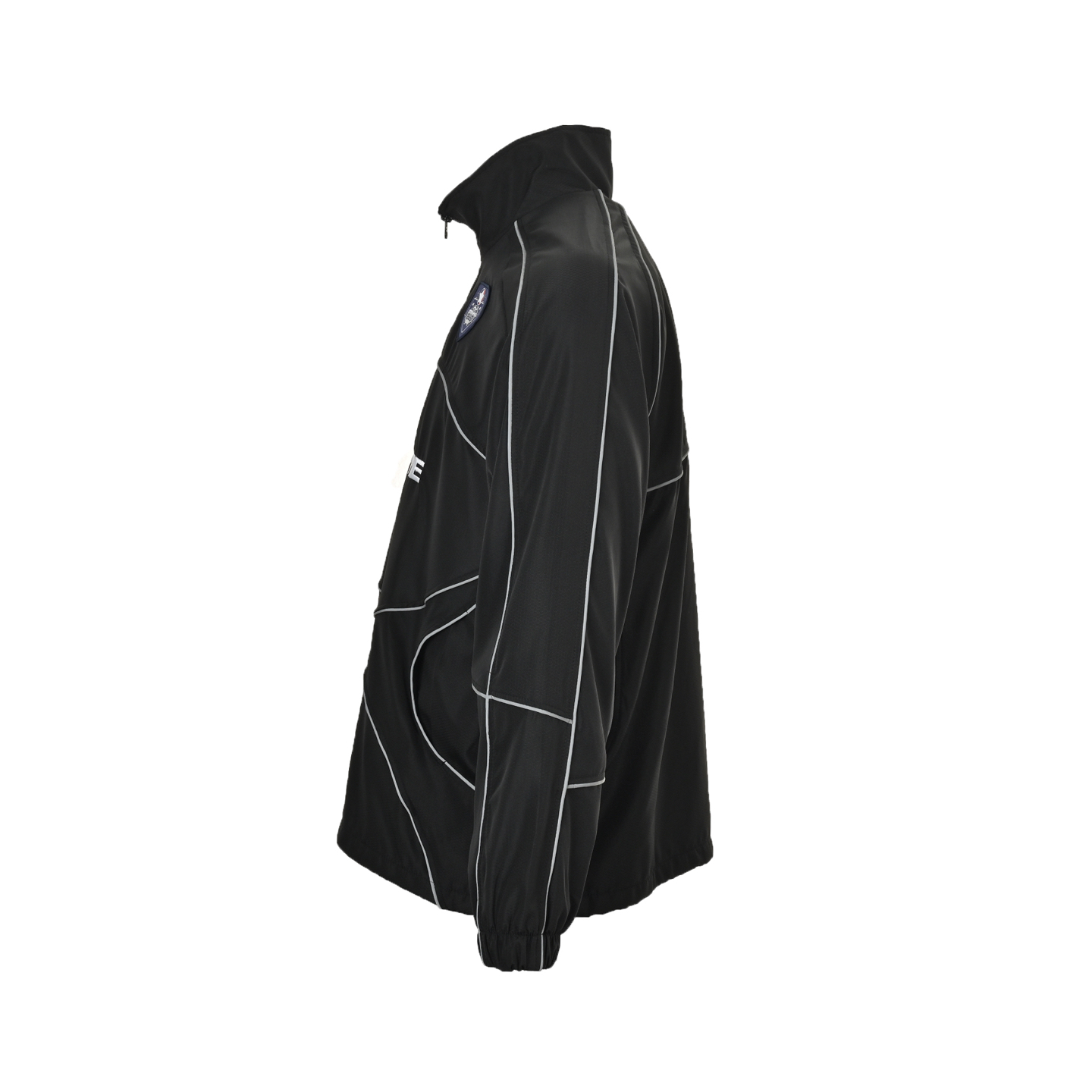 Supreme 24Fw 3M反光条半拉链套头夹克外套