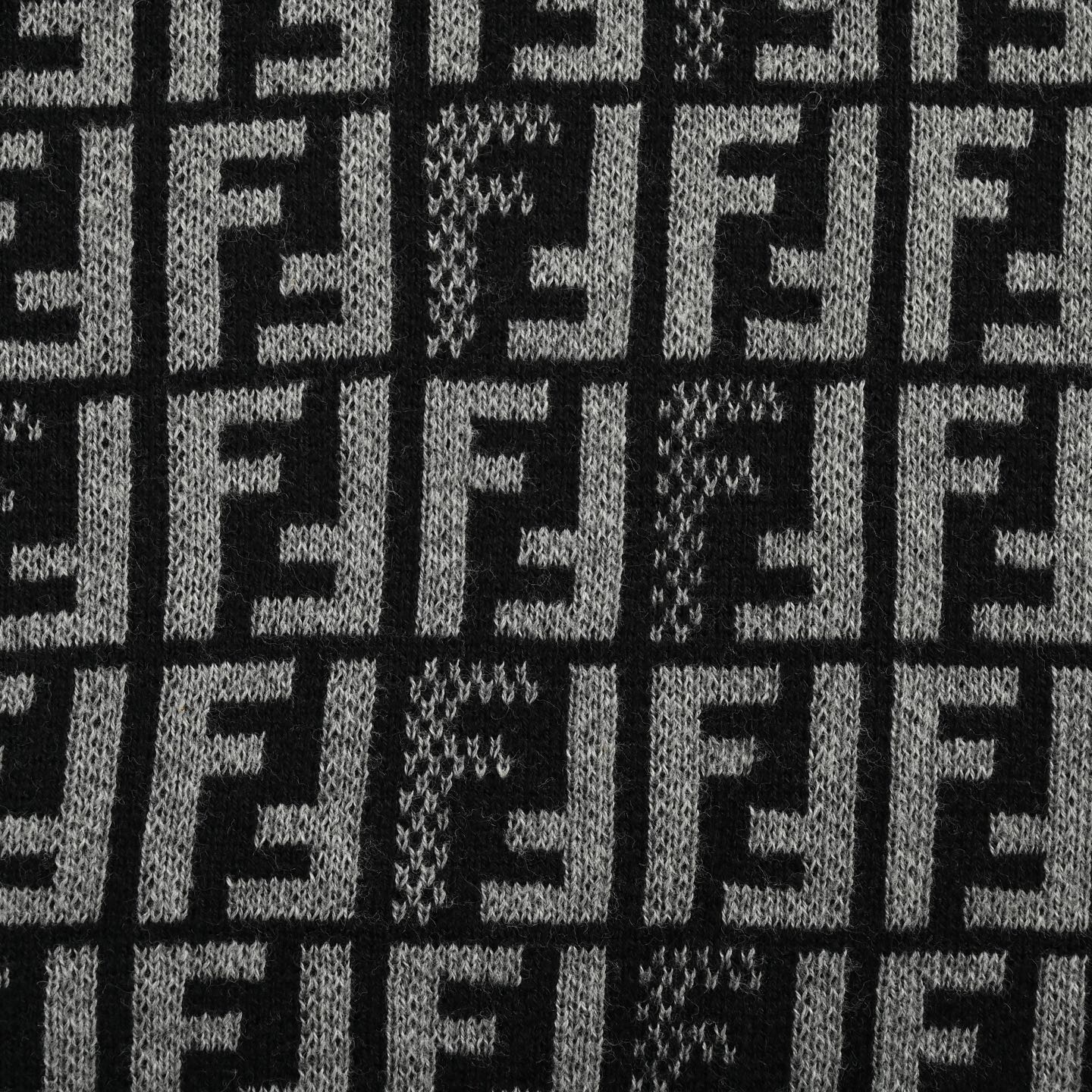 Fendi/芬迪 FF提花满印针织短袖