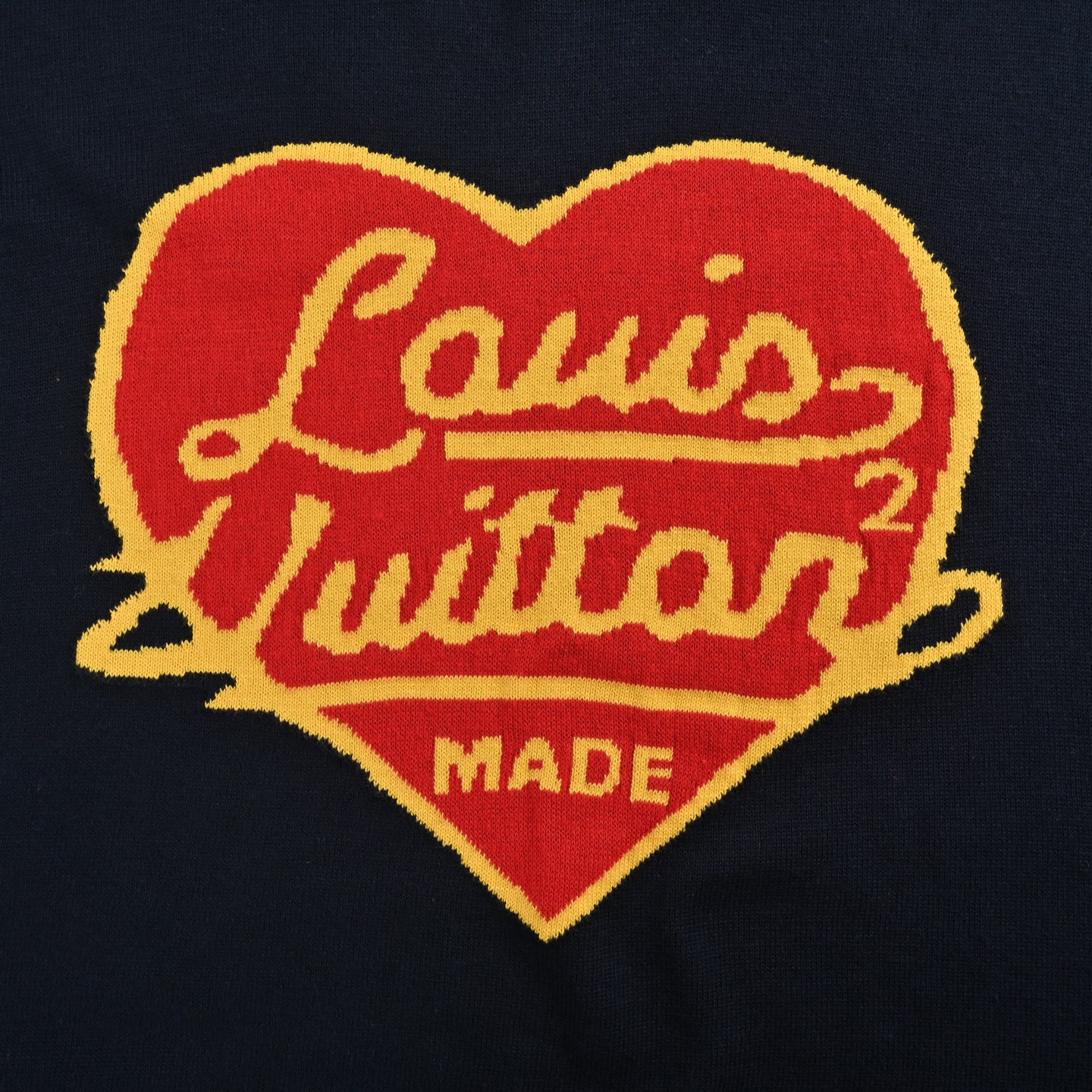 Louis Vuitton/路易威登 Nigo联名爱心提花针织短袖 联名