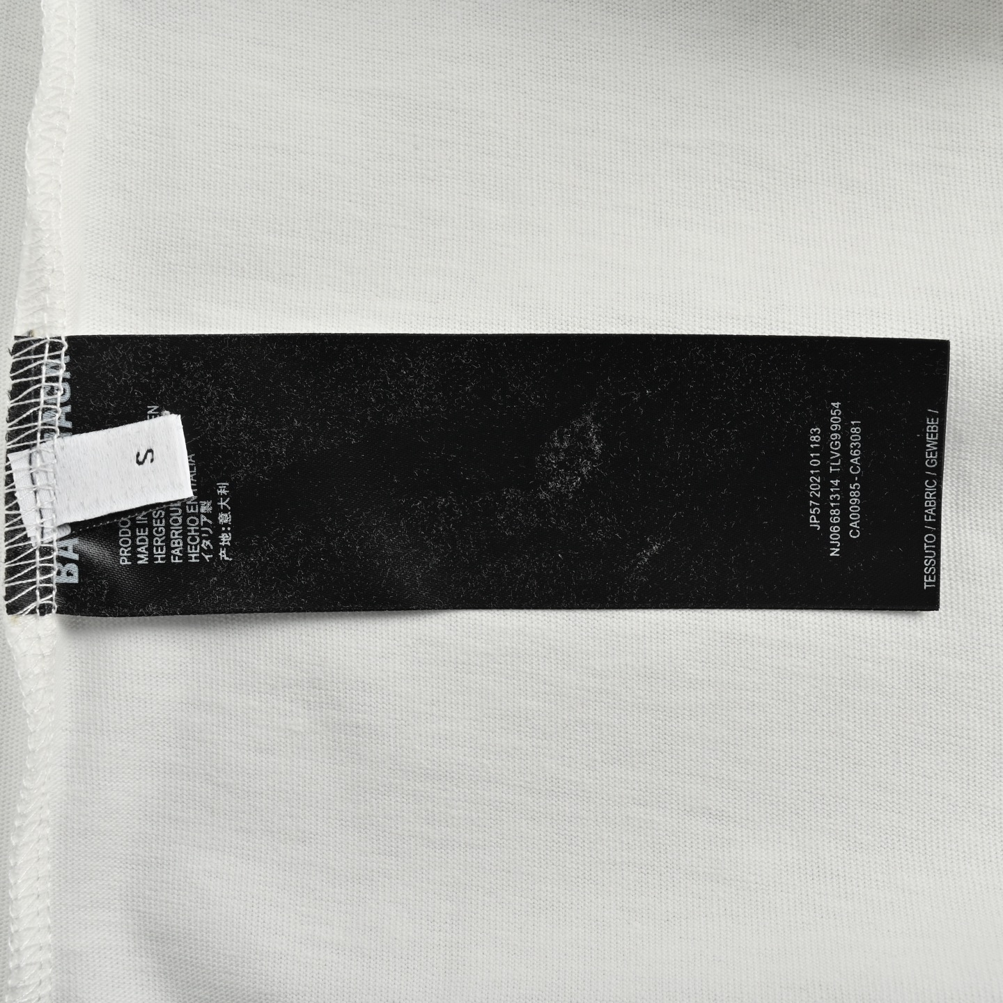 Balenciaga/巴黎世家 环保限定印花短袖 白色