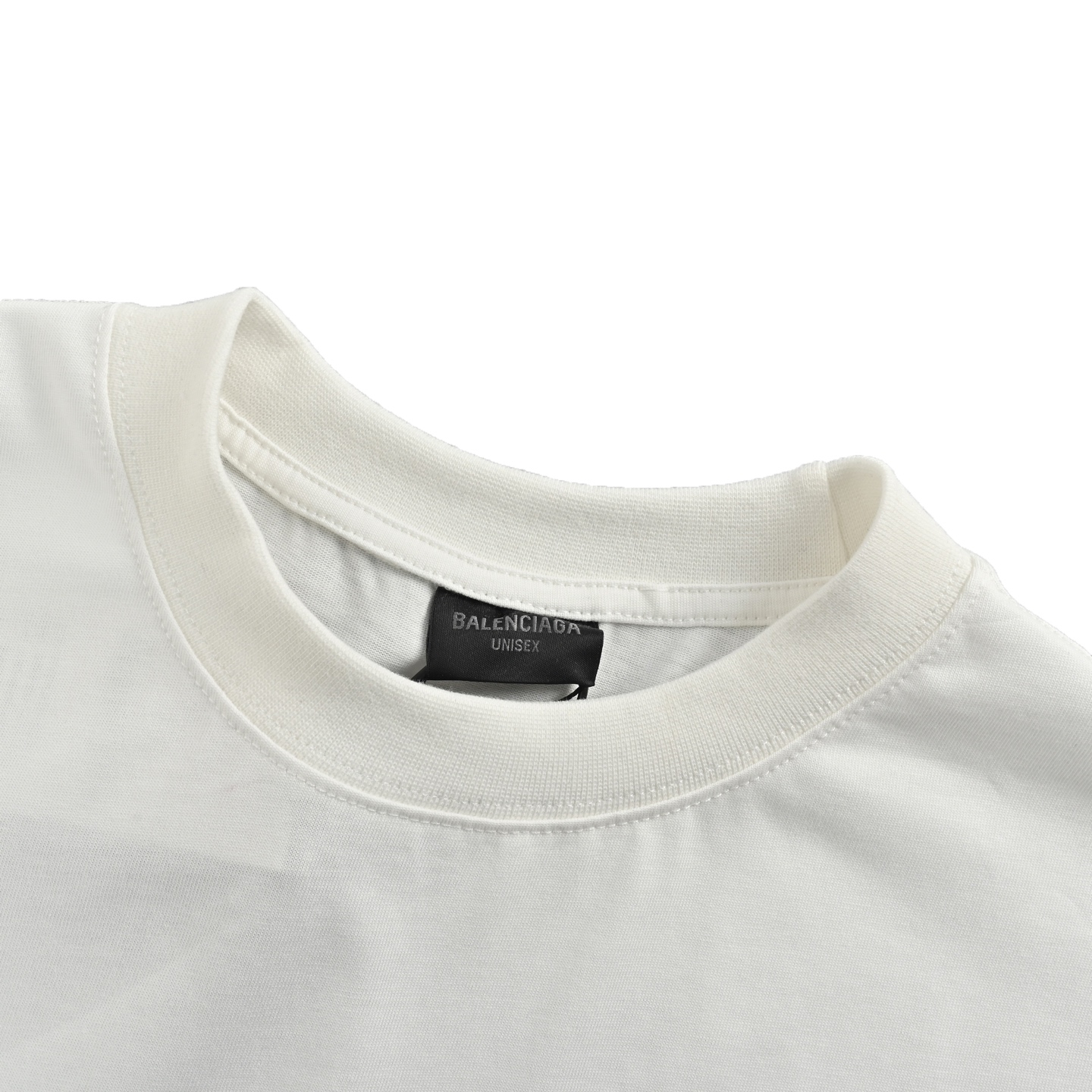 Balenciaga/巴黎世家 环保限定印花短袖 白色