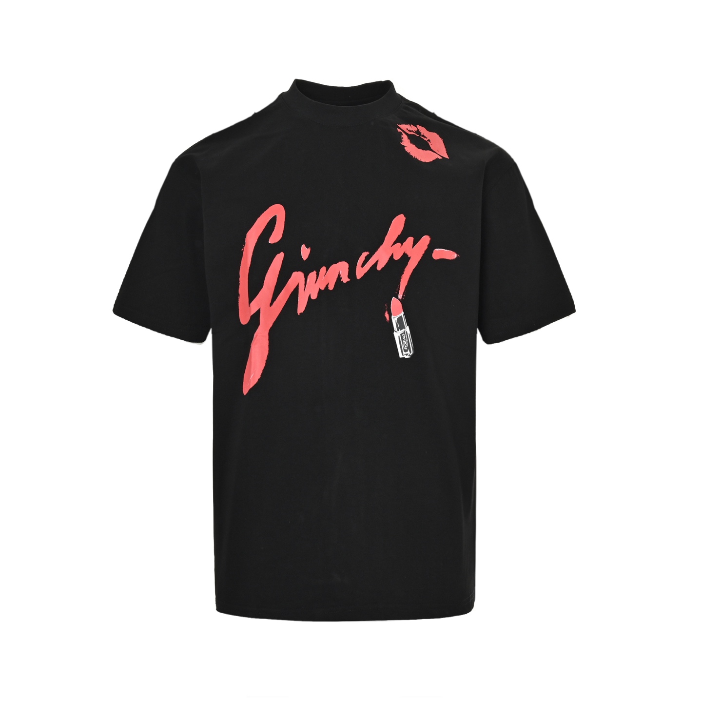 GIVENCHY/纪梵希 24ss 情人节限定口红字母印花短袖 胸前字母GIVENCHY LOGO印花